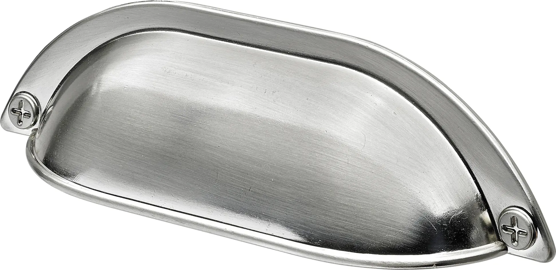 Hettich Möbelgriff Muldengriff 96 mm edelstahl optik - 1 Stück