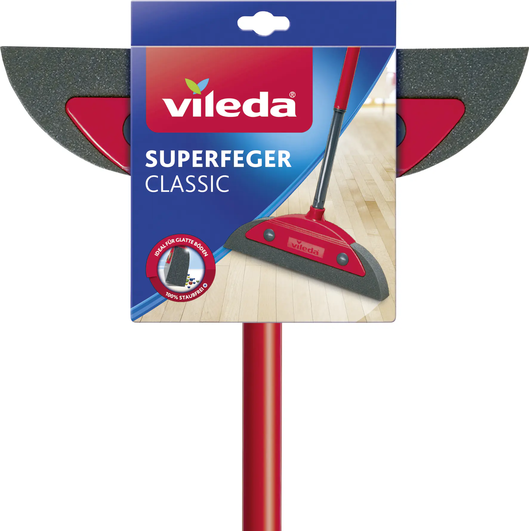 Vileda Schaumstoffbesen Classic mit Teleskopstiel 75-130 cm