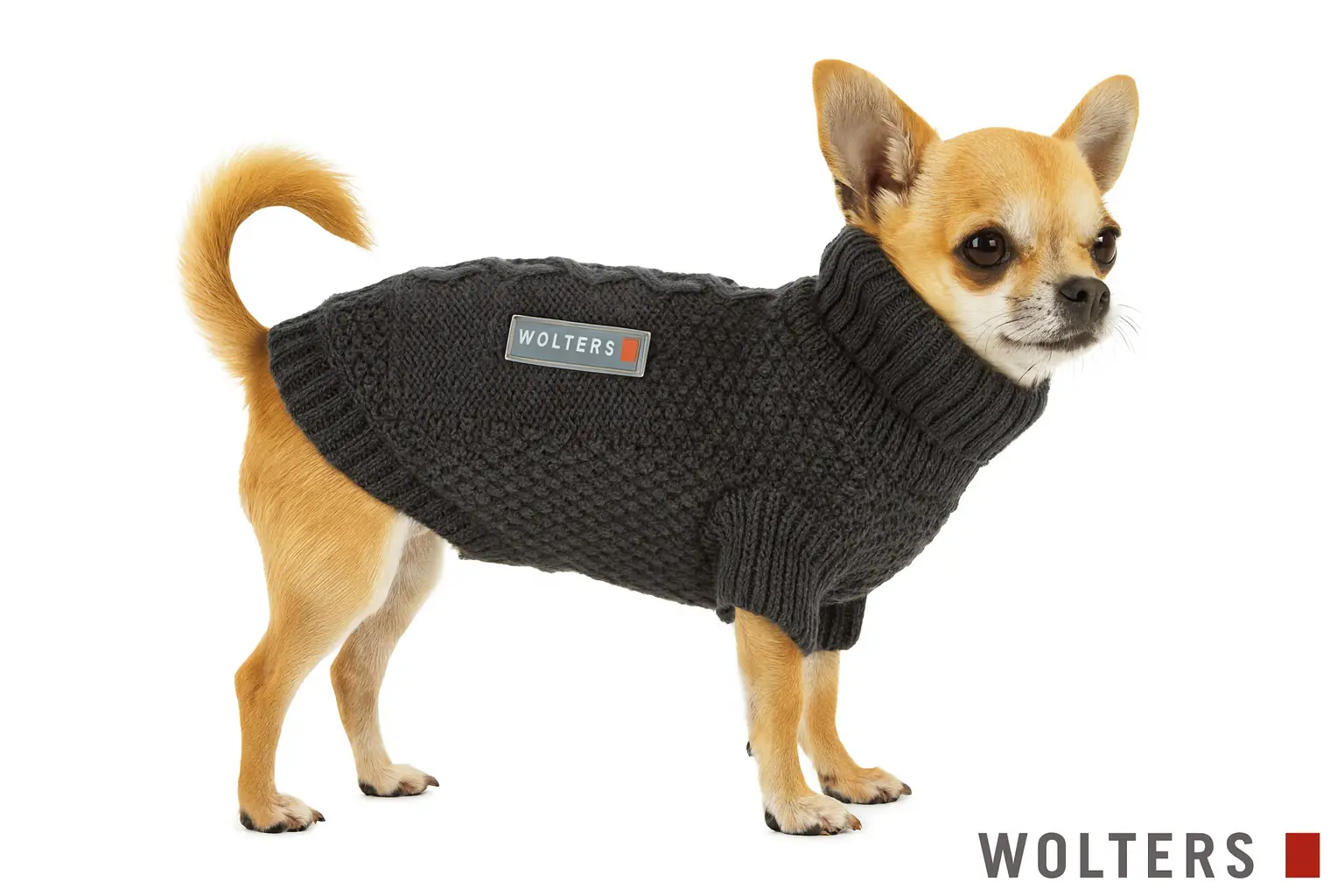 Wolters Hundebekleidung Strickpullover Tristan graphit Wolters Hundebekleidung Strickpullover Tristan graphit