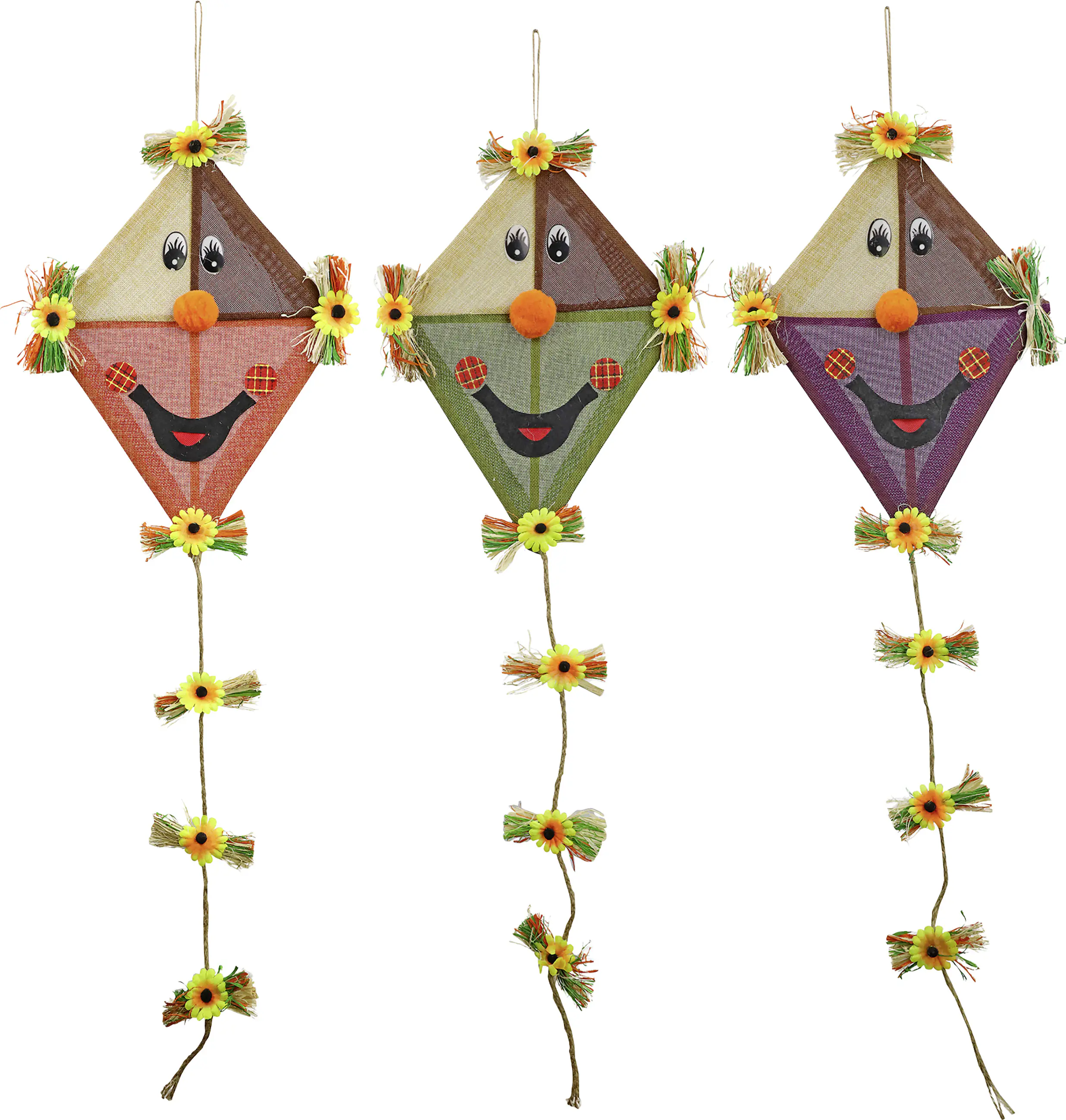 Herbsthänger Drache aus Jute mehrfarbig