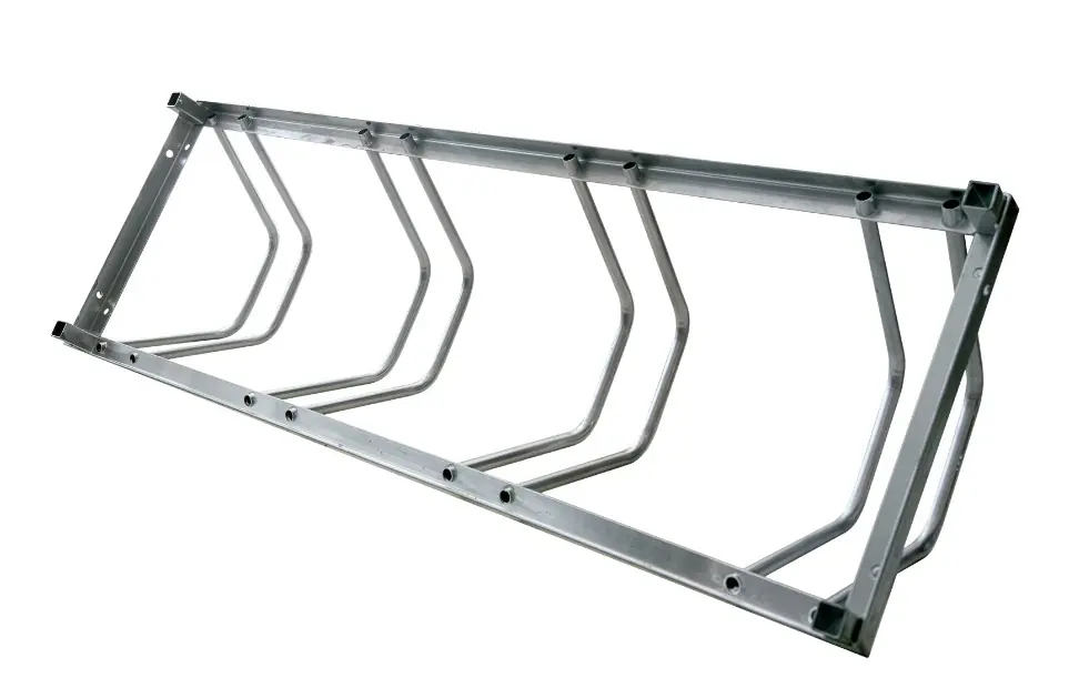 TrendLine Fahrradständer 4 Räder 125 x 40 cm feuerverzinkt