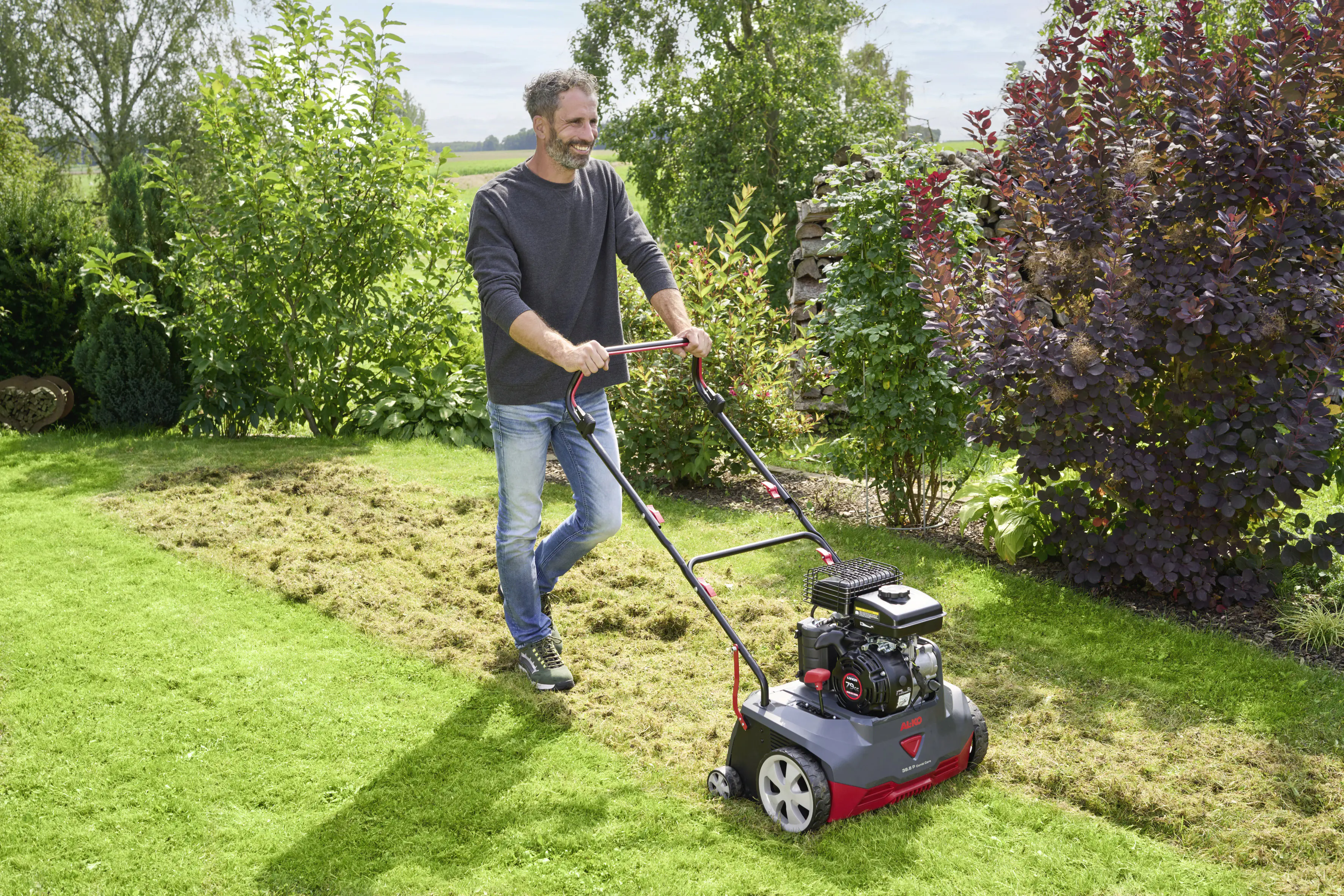 AL-KO Benzin-Vertikutierer 38.6 P Combi Care 1,4 kW - 38 cm Arbeitsbreite