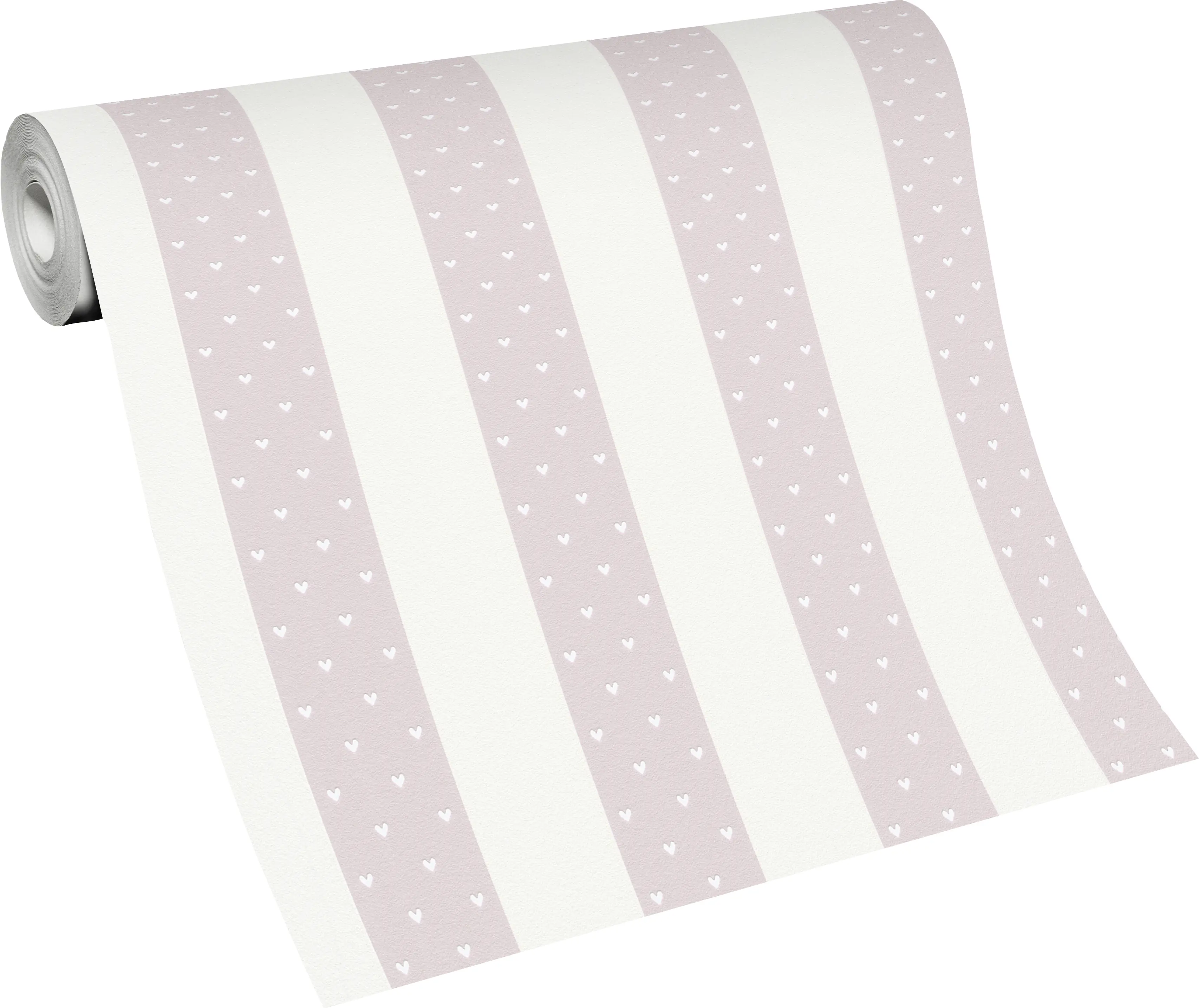 Erismann Vliestapete 13621-10 Kinderzimmer, Streifen rosa, 10,05 x 0,53 m