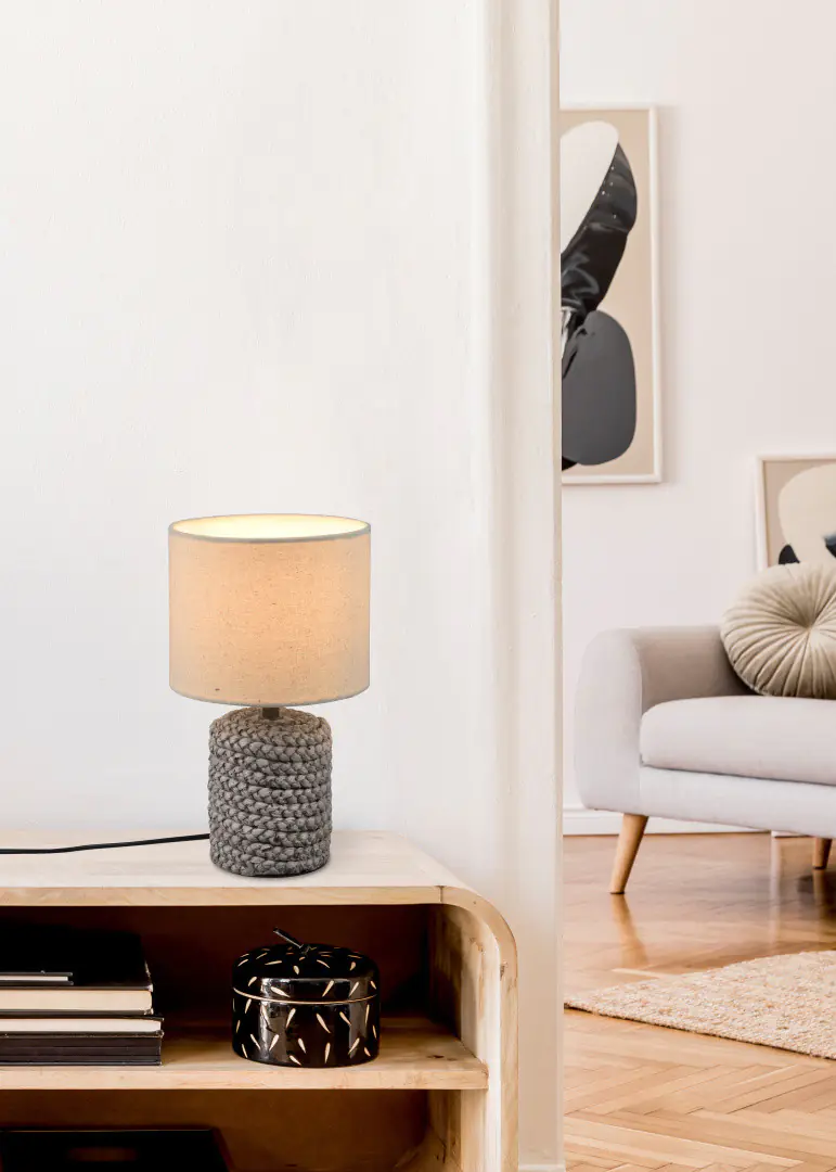 Reality Leuchten Tischleuchte Mala braun