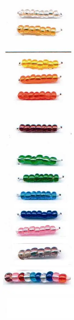 Glorex Rocailles Silbereinzug 2,6 mm 17 g, grau