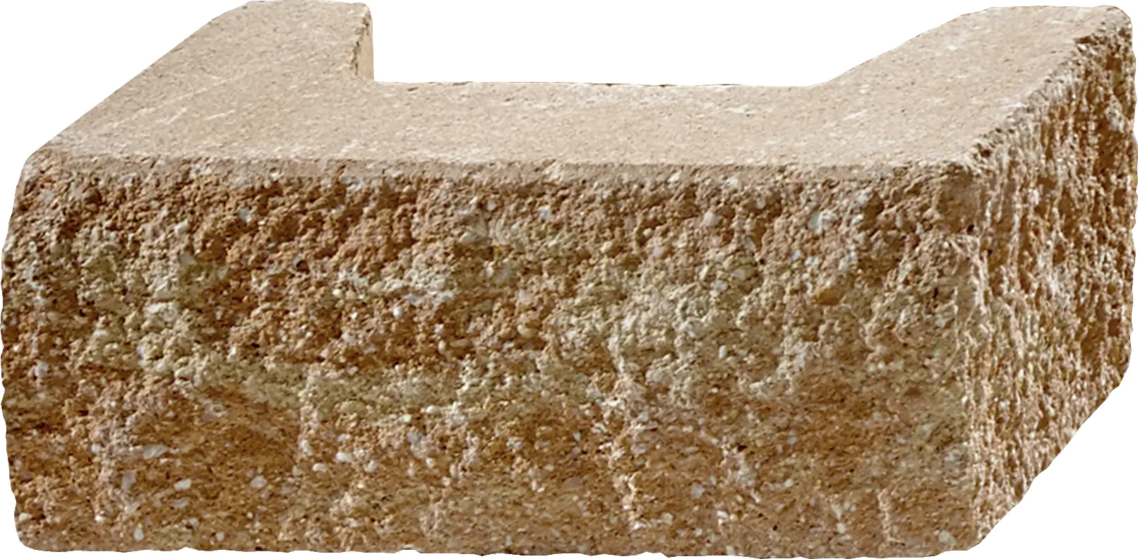 Kann Bruchsteinmauer Pfeilerelement 37,2x18,6x15 cm sandstein
