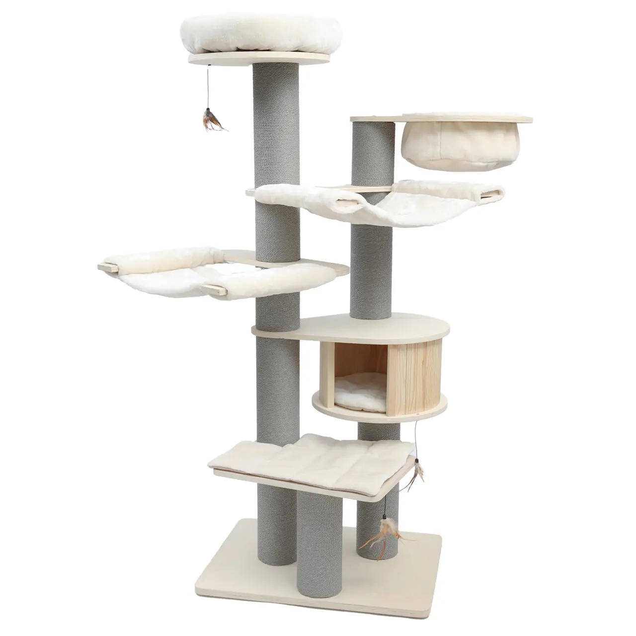 Kratzbaum Avery H 186 cm beige-anthrazit