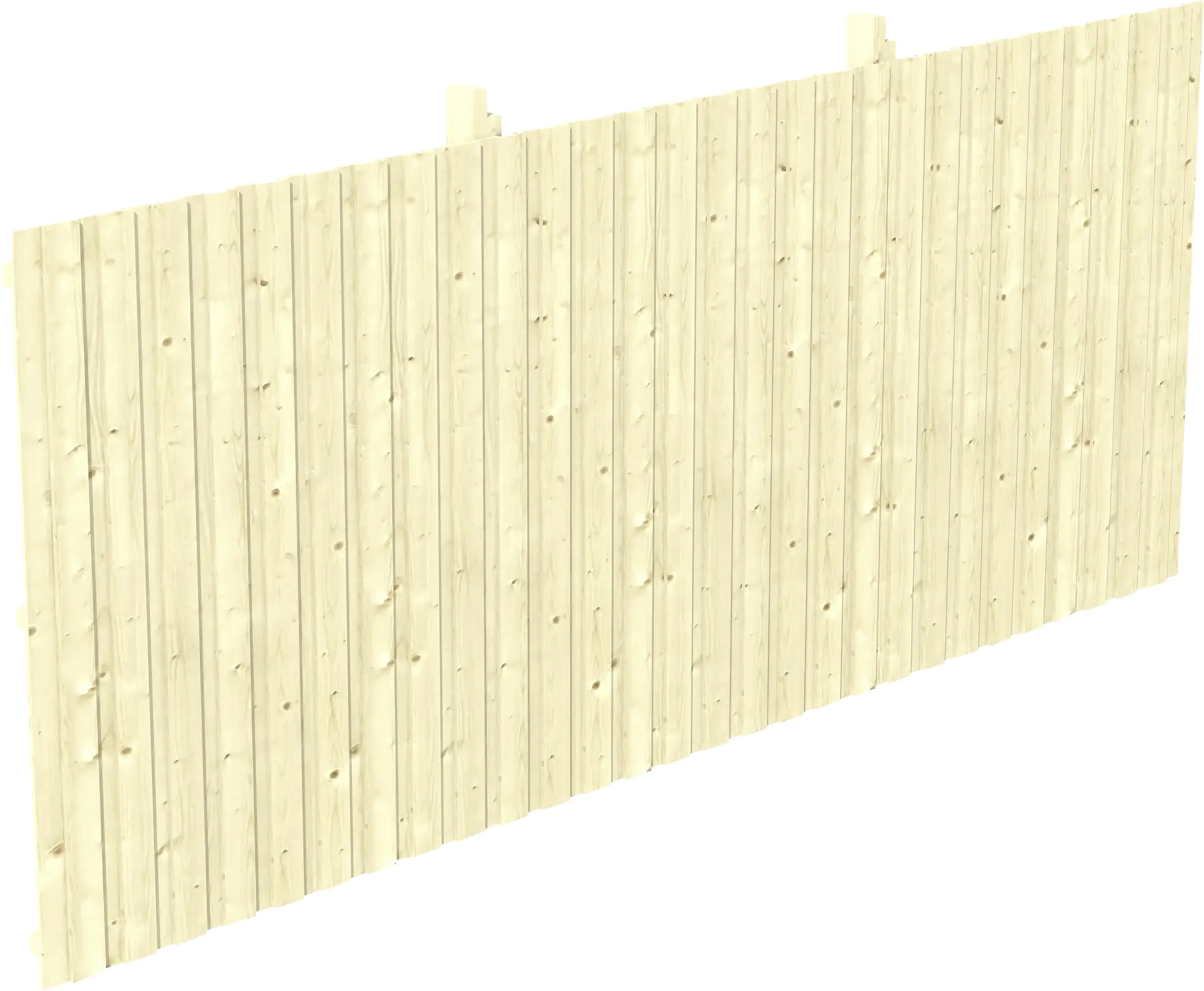 SKAN HOLZ Rückwand Deckelschalung 550 x 220 cm, Fichte, natur