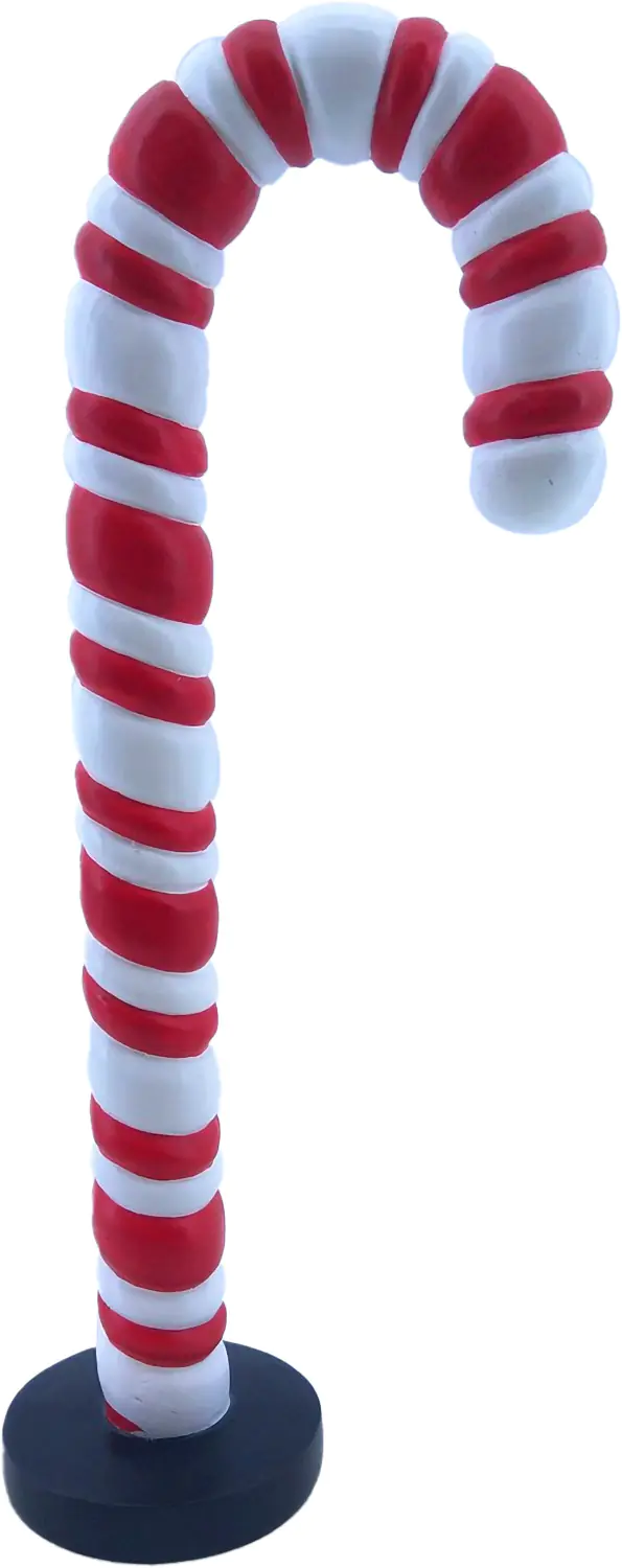 Figur Zuckerstange 19 x 9 x 5 cm rot