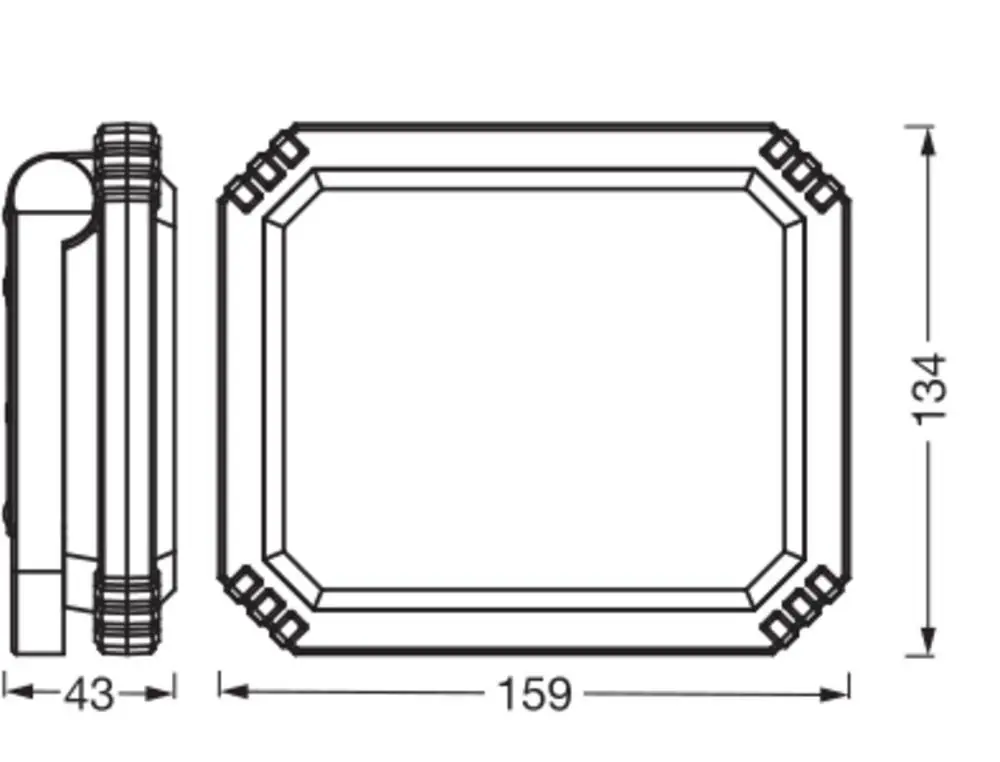 Ledvance LED Arbeitsleuchte Worklight Essent mit Akku 700 lm kaltweiß schwarz