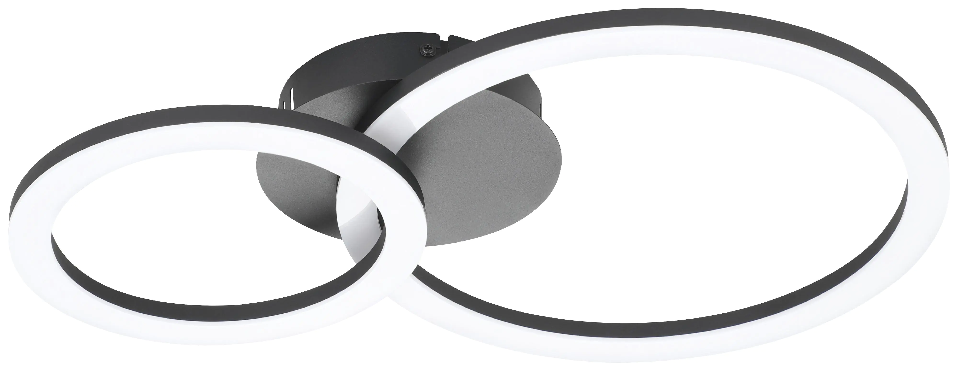 Eglo Connect LED Deckenleuchte Parrapos-Z schwarz 44,5 x 30 cm