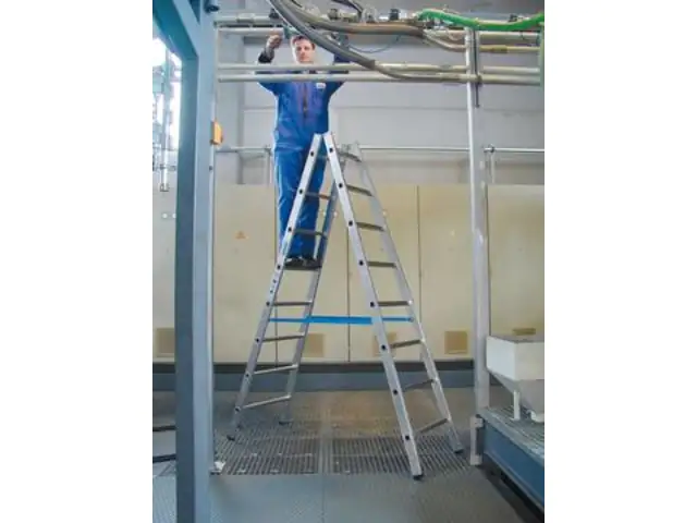 Krause Aluminium-Doppelleiter STABILO 5,10 m