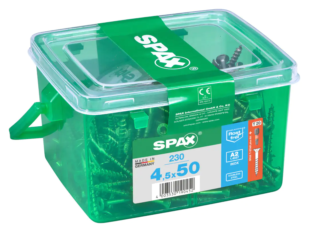 Spax Universalschrauben 4.5 x 50 mm TX 20 - 230 Stk.