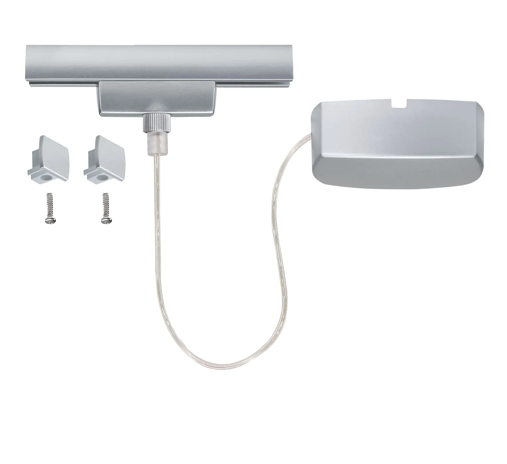 4000870968314_2 Paulmann URail Kabeleinspeisung chrom matt 1 m max. 1.000 W