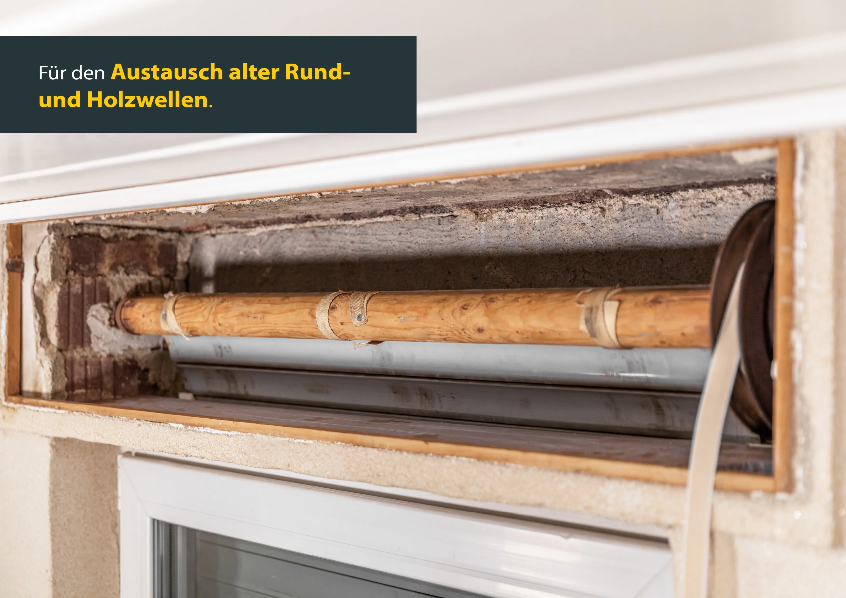 Schellenberg Rolladenwelle Maxi, 6 x 100 cm Achtkantige Stahlrohrwelle