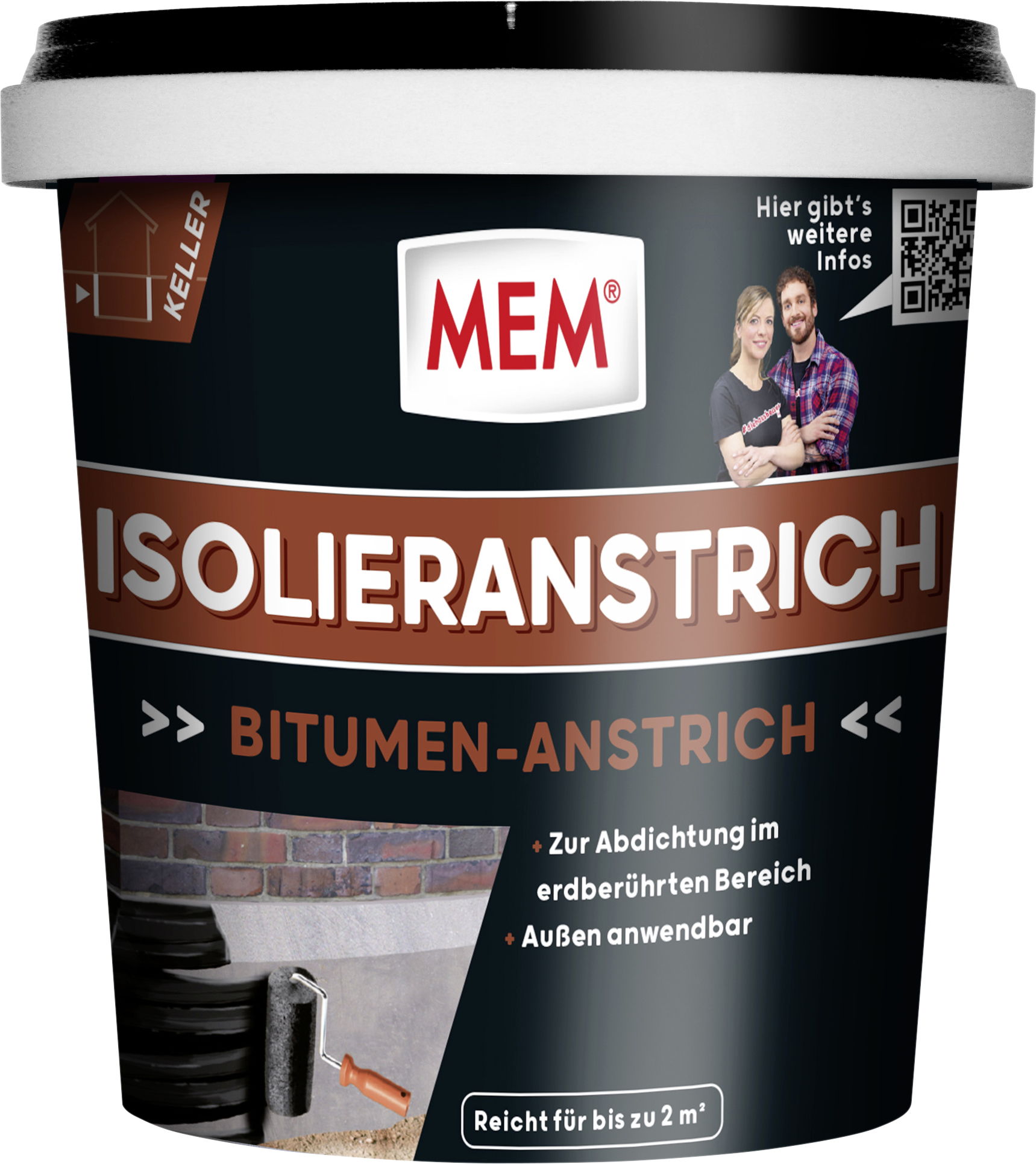 MEM Bitumen Isolieranstrich 1 l