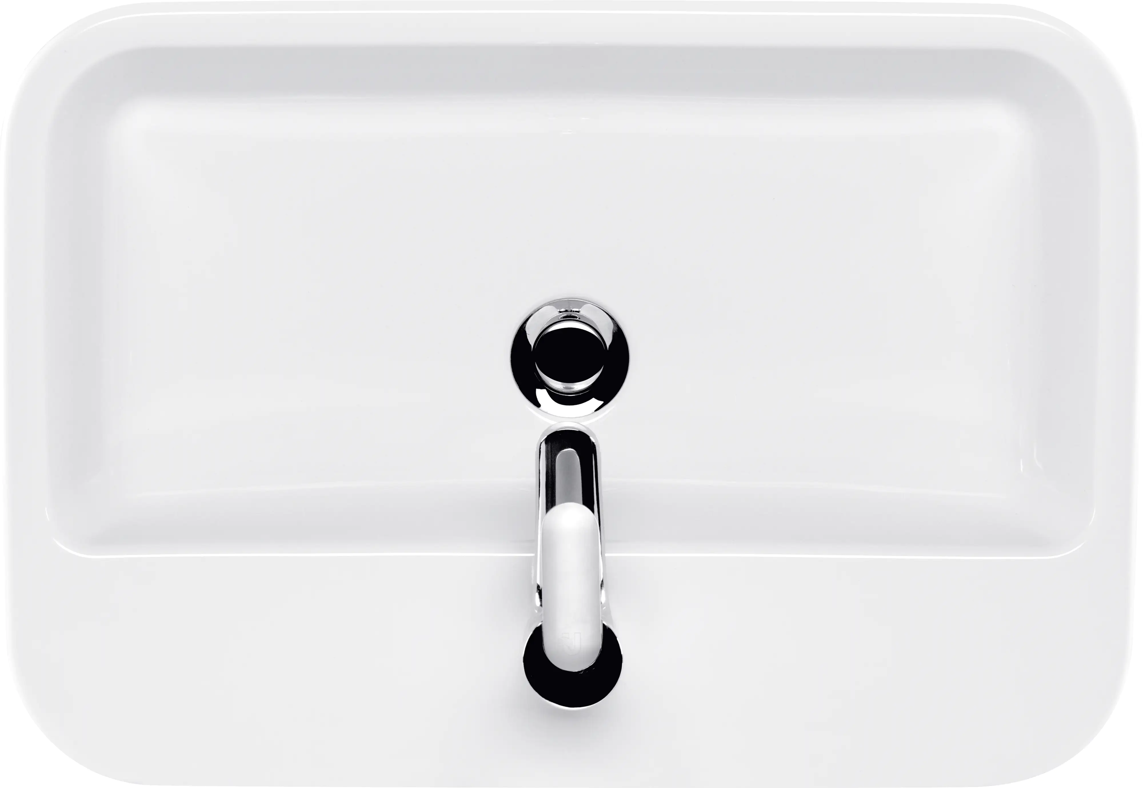 Cersanit Aufsatzwaschtisch Caspia 60 cm rechteckig weiß