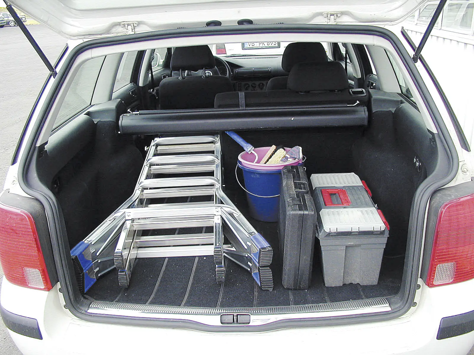 Krause Aluminium-Gelenk-Teleskopleiter STABILO 5 m