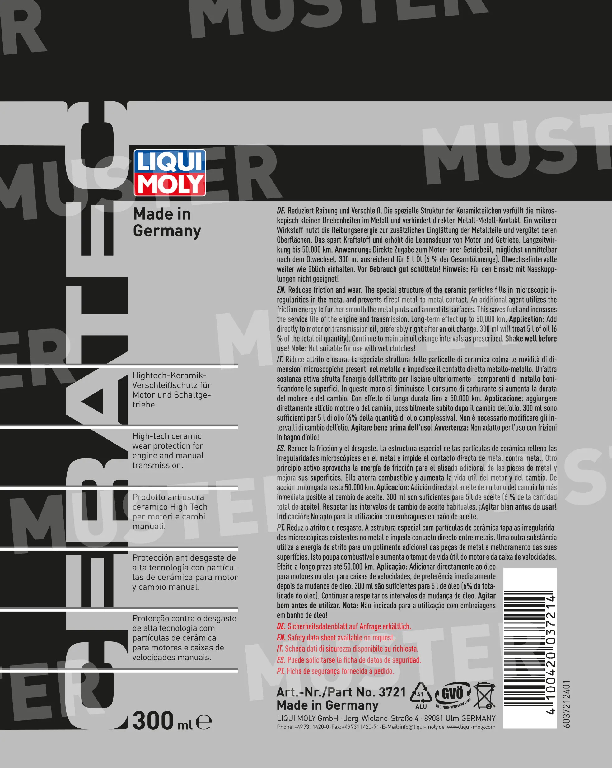 Liqui Moly Cera Tec 300 ml Liqui Moly Cera Tec 300 ml