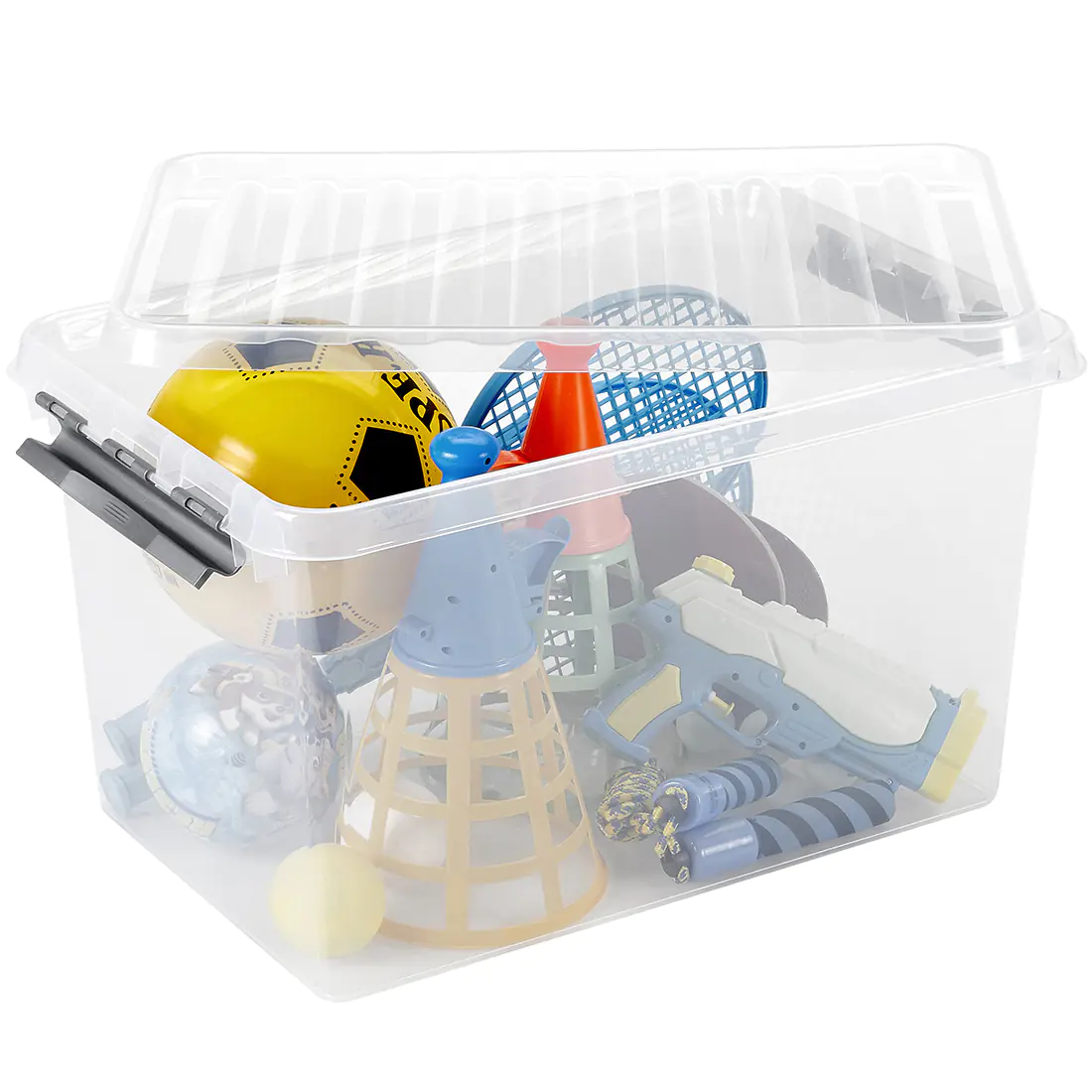 Sunware Aufbewahrungsbox Q-Line 62L transparent 60 x 40 x 34 cm Sunware Aufbewahrungsbox Q-Line 62L transparent 60 x 40 x 34 cm