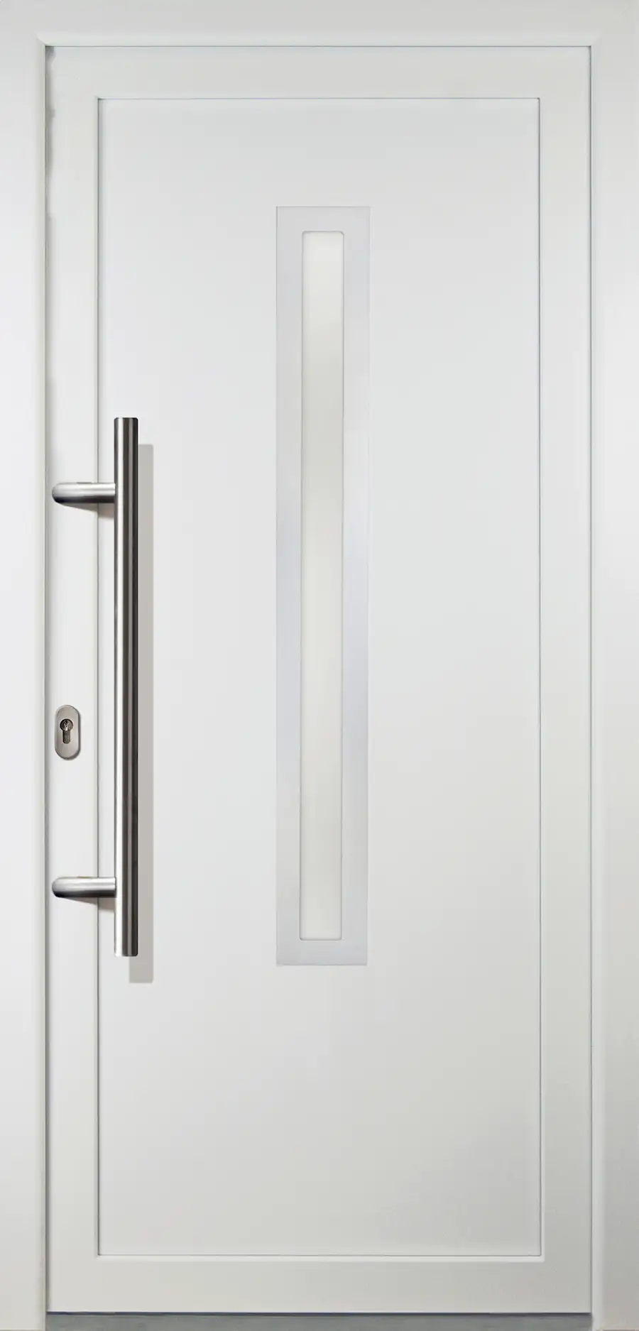 4057209674538 Meeth Haustür Signum PVC Modell 70 108 x 200 cm, DIN links, weiß