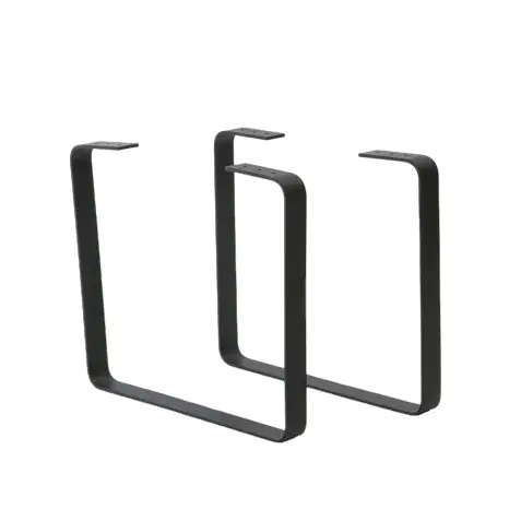 Primaster Tischgestell U-Form schwarz 42 x 48 cm