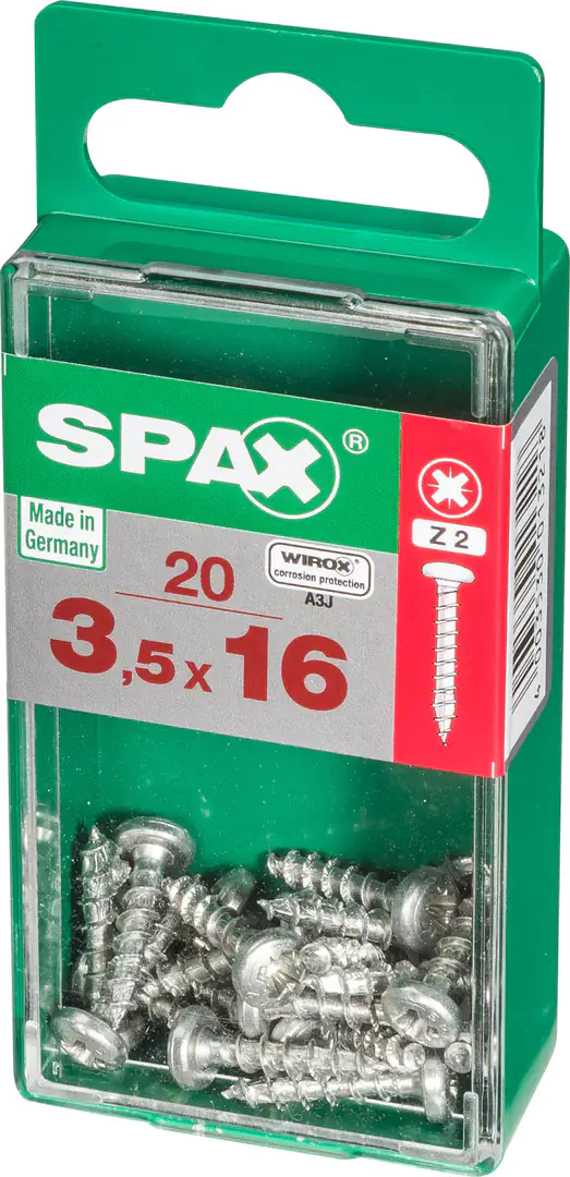 Spax Universalschrauben 3.5 x 16 mm TX 20 - 20 Stk.
