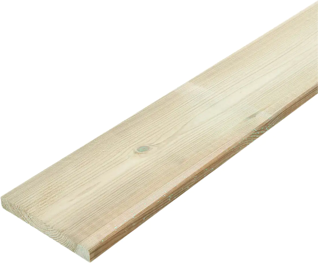 Brett Kiefer kesseldruckimprägniert 200 x 12 cm 25 mm  Brett Kiefer kesseldruckimprägniert 200 x 12 cm 25 mm