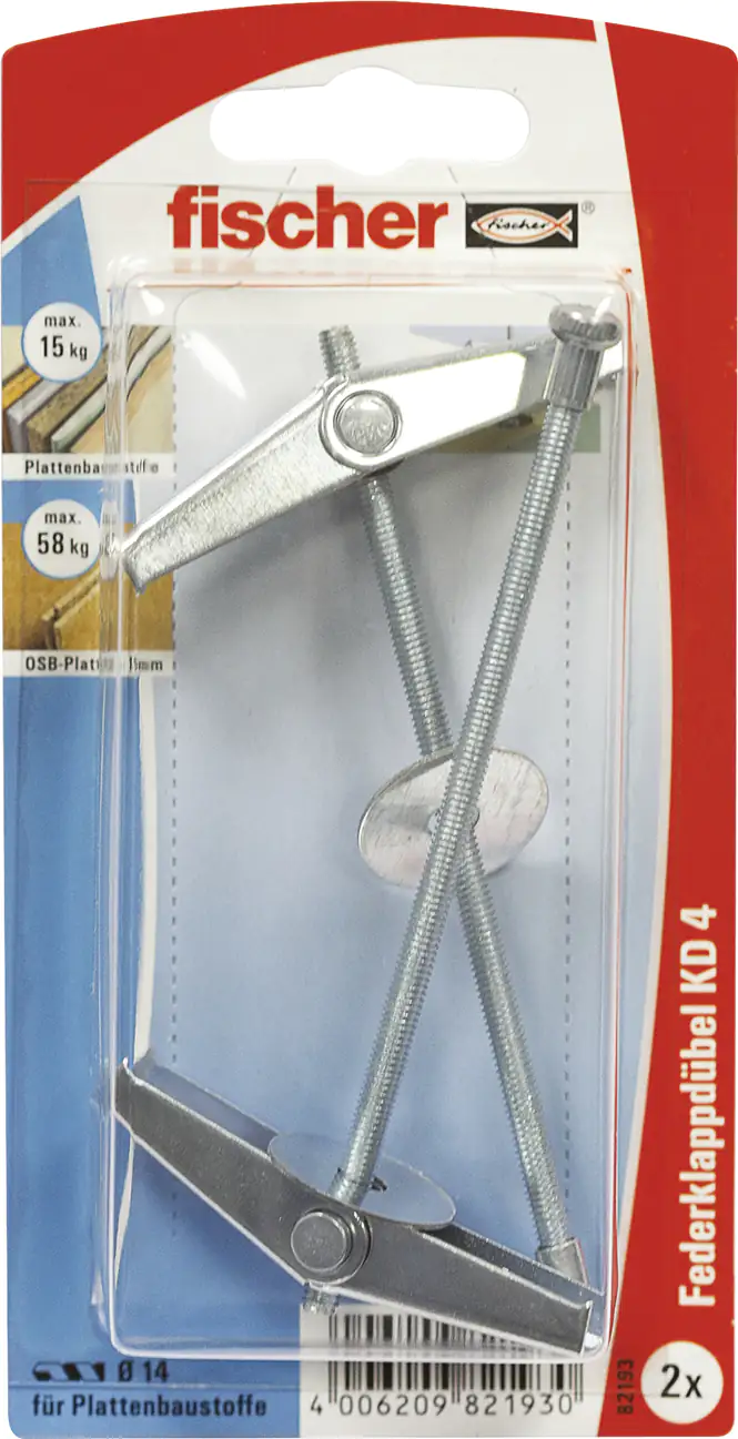 4006209821930 Fischer Kippdübel KD 14.0 x 105 mm - 2 Stück