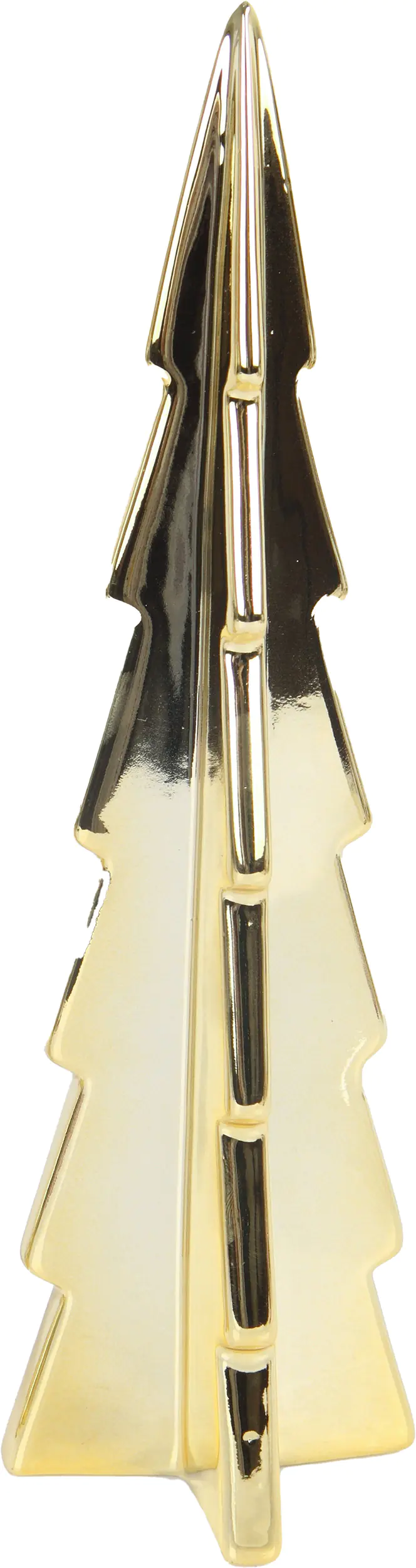 TrendLine Deko Keramik Baum 28 x 8 x 8 cm gold