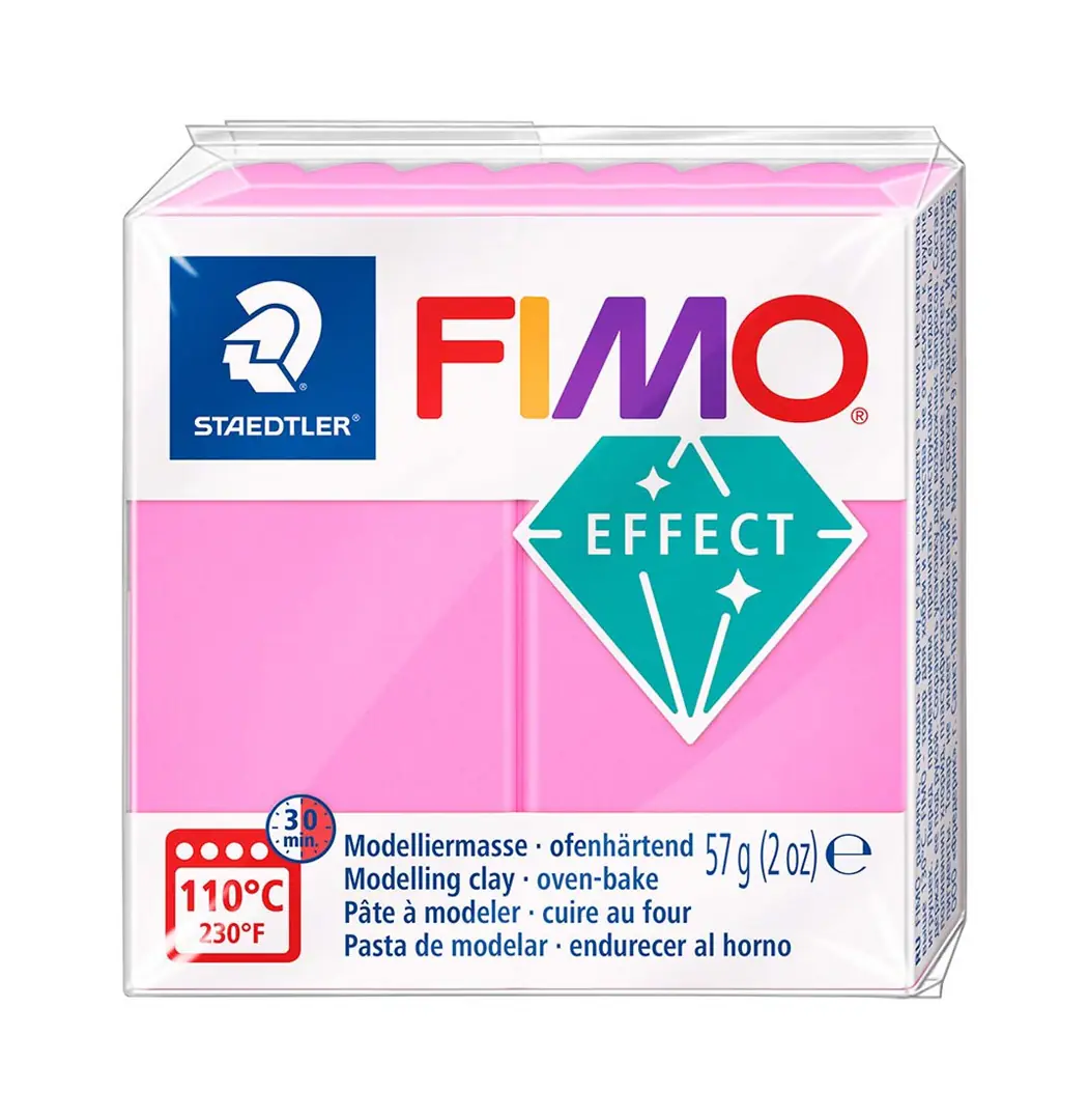 Fimo effect Modelliermasse neon rosa 57 g