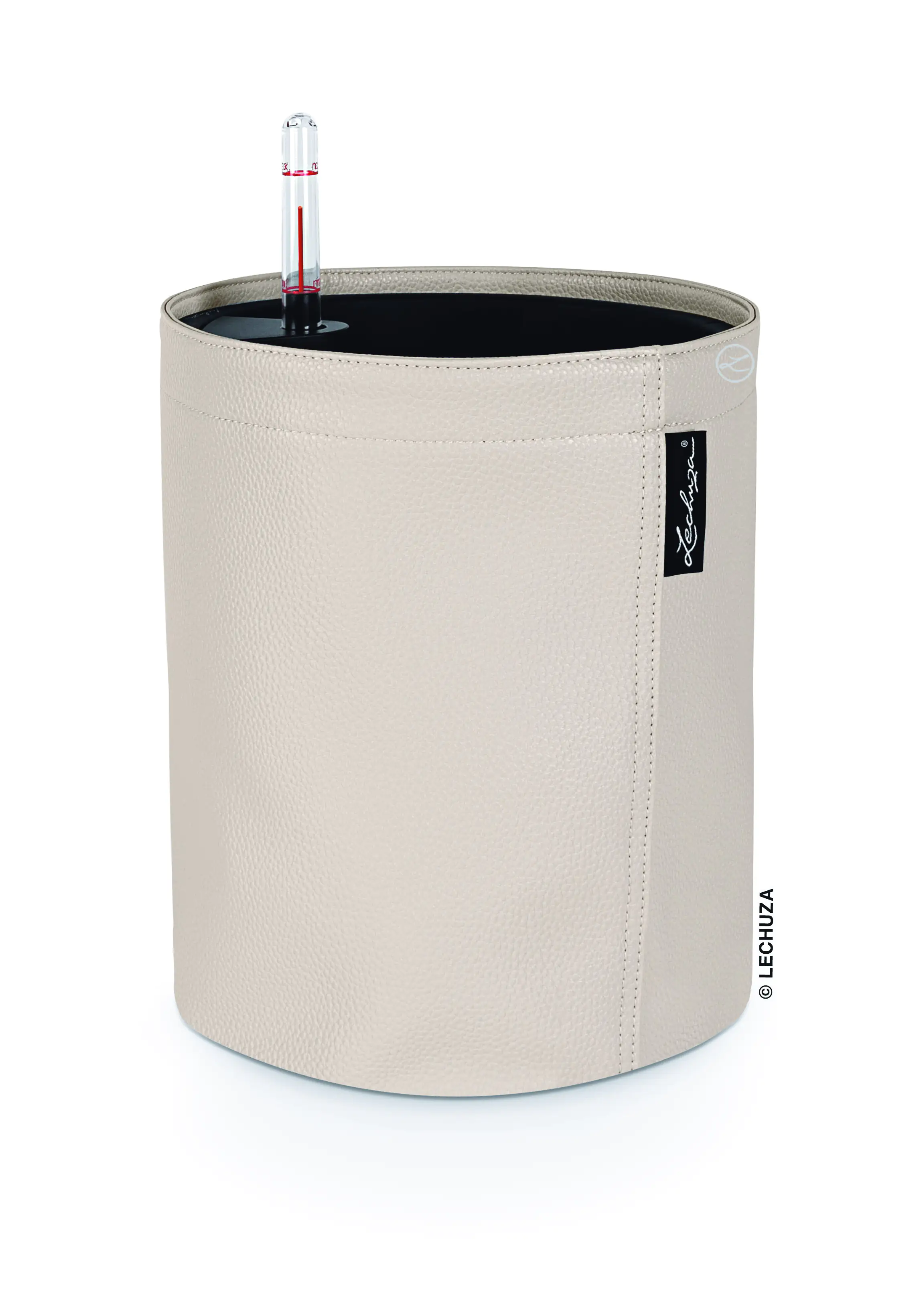 Lechuza Pflanztopf Trendcover 23 cm Kunstledercreme beige