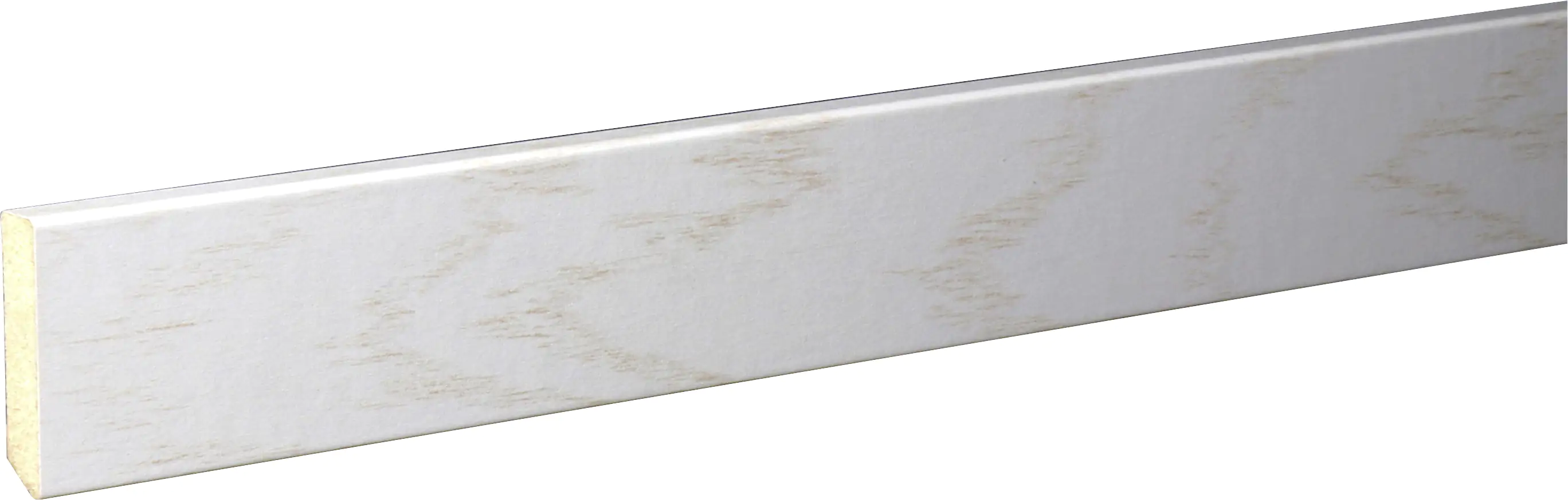 B.S. Bauprogramm Decksockelleiste 260 cm 35 x 8 mm Esche weiß