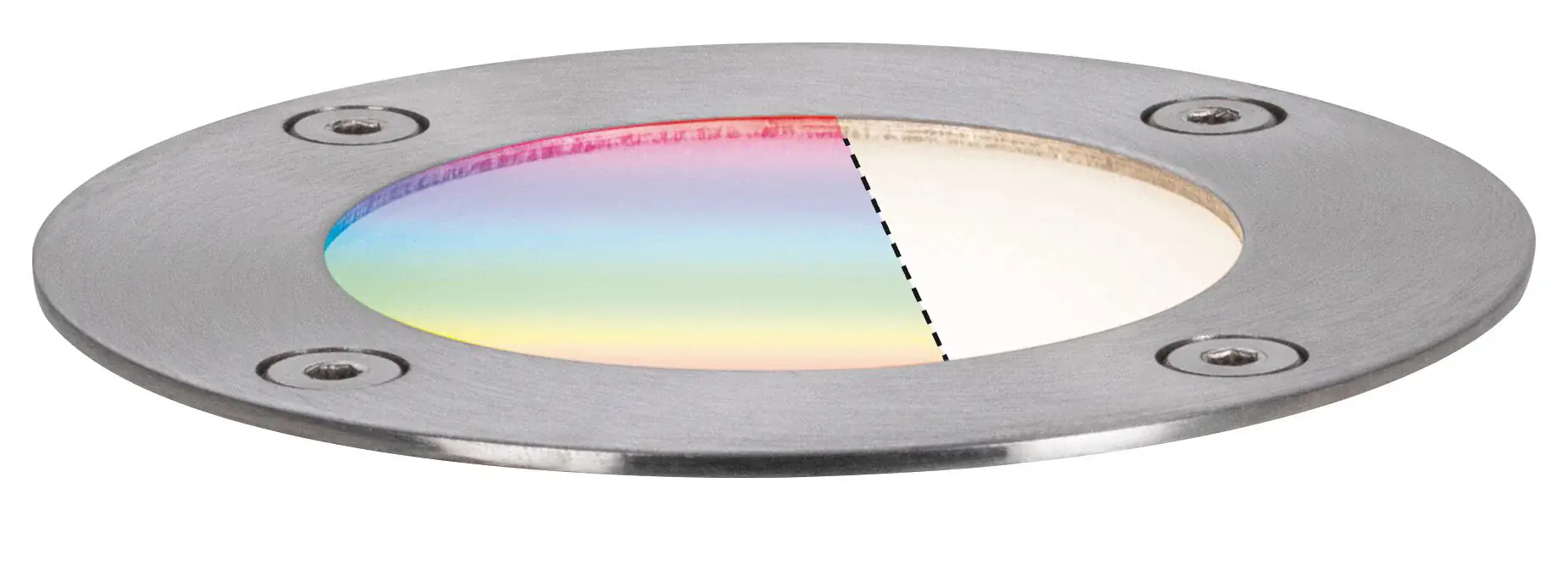 Paulmann LED-Einbauleuchte ZigBee Outdoor Plug & Shine silber dimmbar