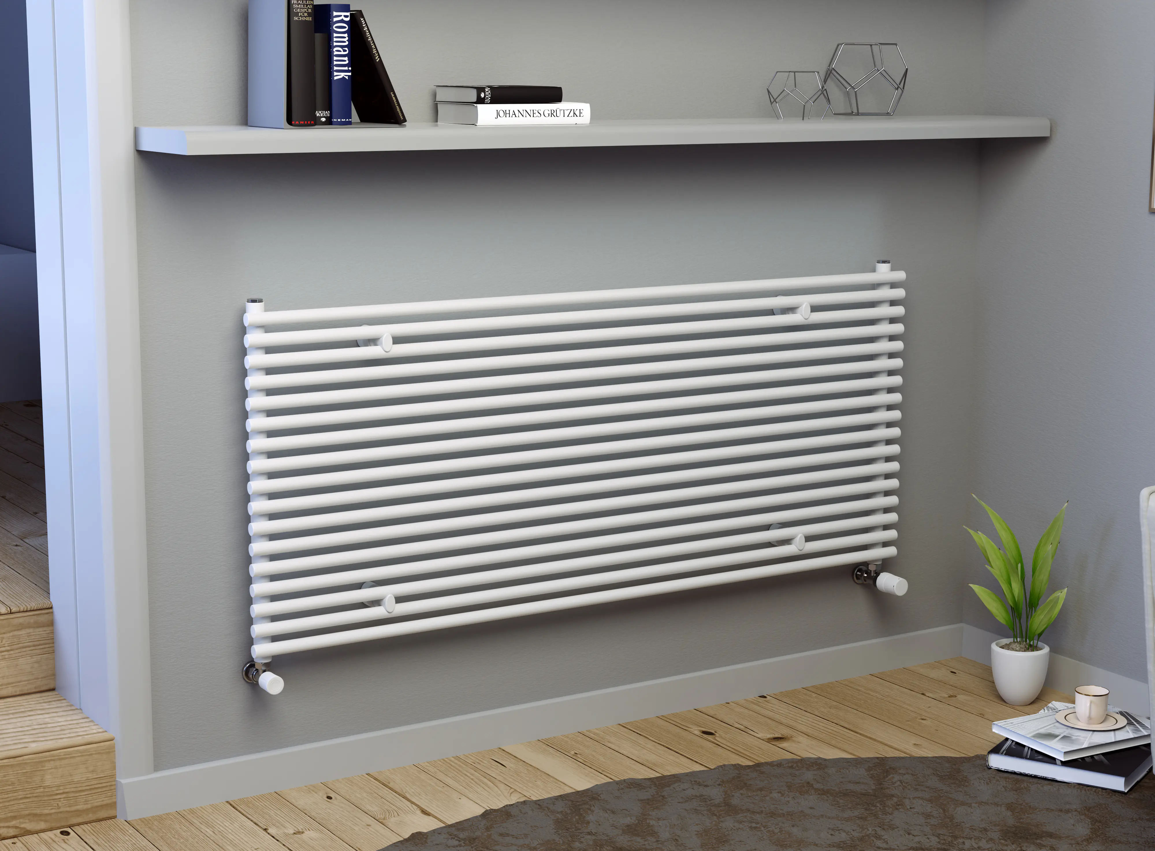 Ximax Heizkörper Gamba Slim 61 x 100 cm 688 Watt weiß