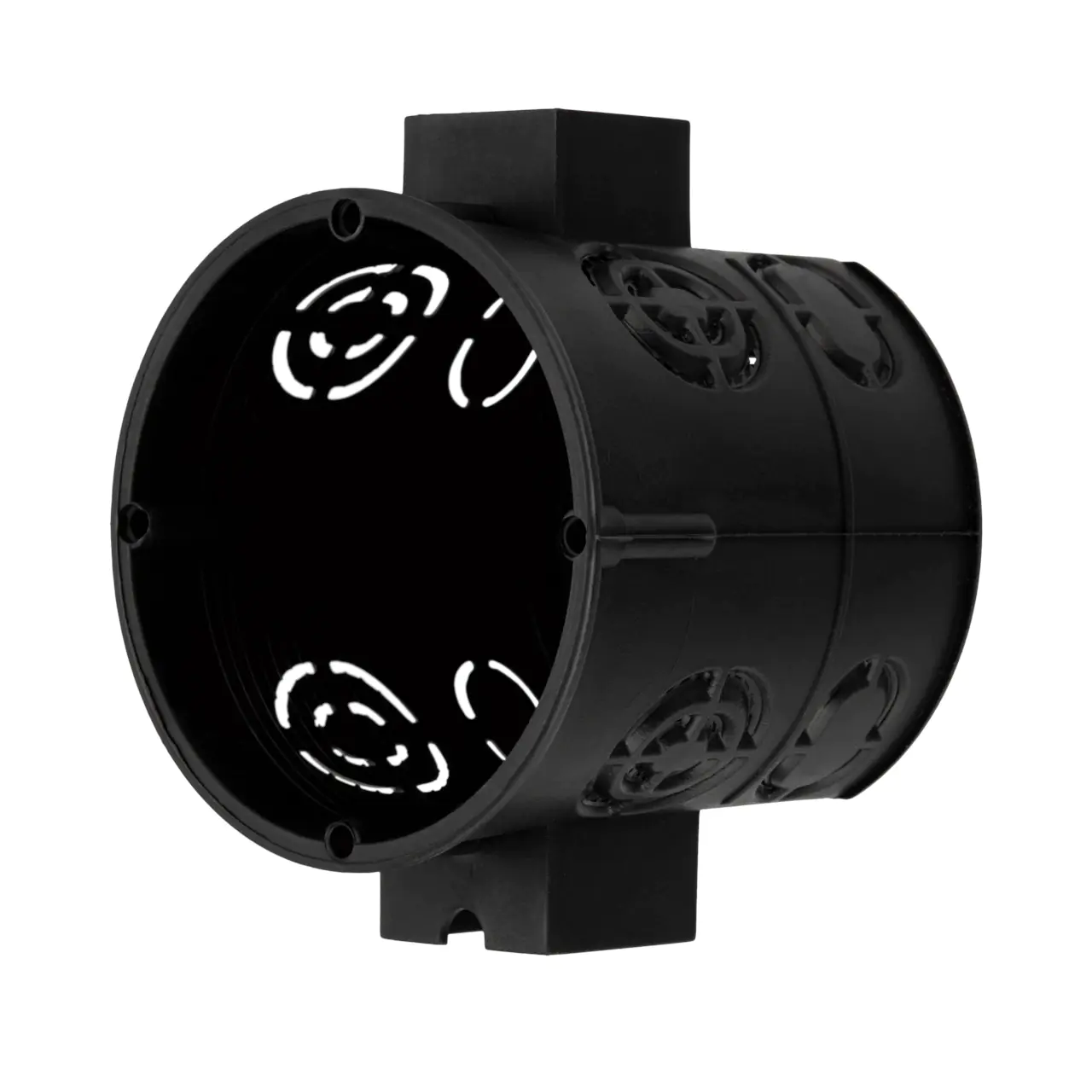 REV Schalterdose Ø 60 mm Unterputz schwarz 25 Stück