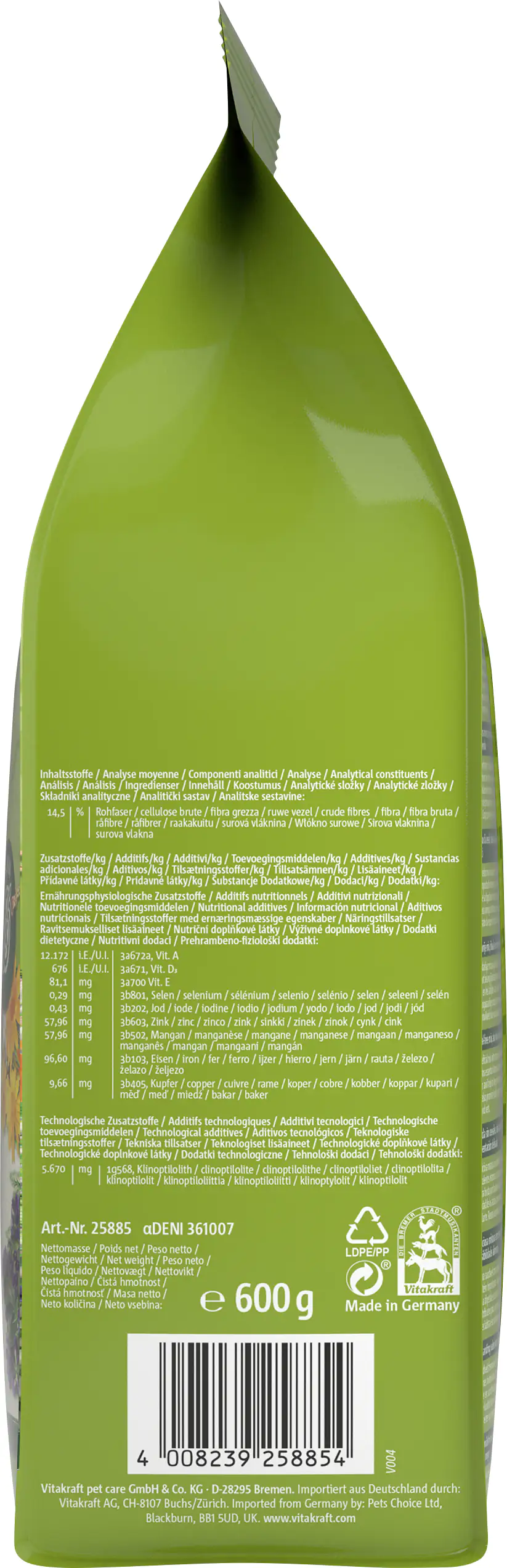 Vitakraft LIFE Wellness 600 g