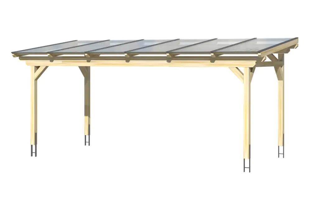 SKAN HOLZ Terrassenüberdachung Sanremo 648 x 250 cm Leimholz SKAN HOLZ Terrassenüberdachung Sanremo 648 x 250 cm Leimholz