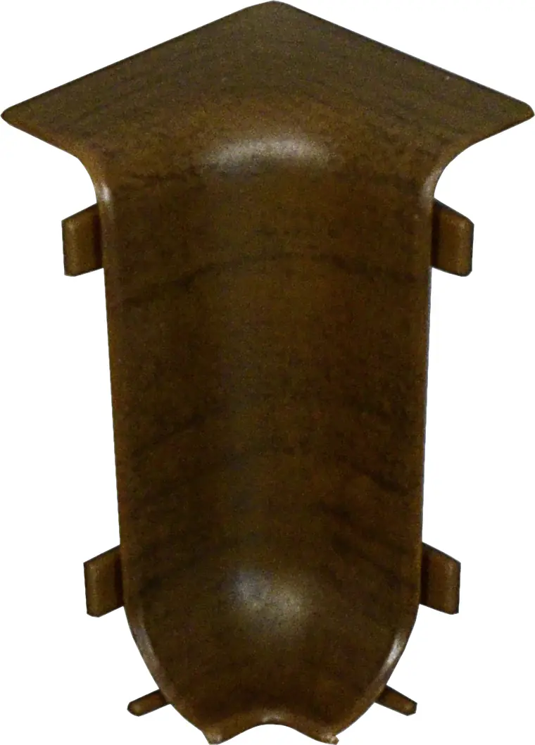 Inneneck für Kunststoffleiste KU.050 nussbaum