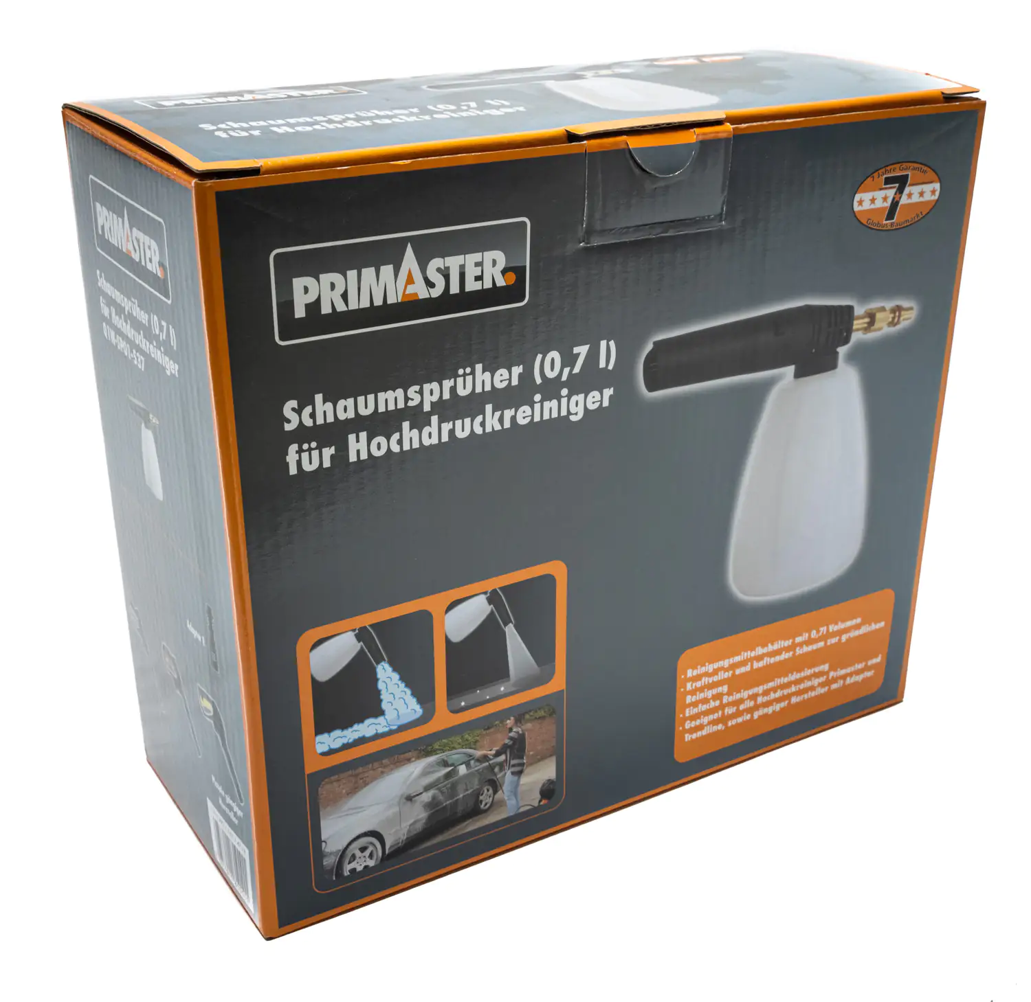 Primaster Schaumsprüher 0,7 l für Primaster und gängige Hochdruckreiniger Primaster Schaumsprüher 0,7 l für Primaster und gängige Hochdruckreiniger
