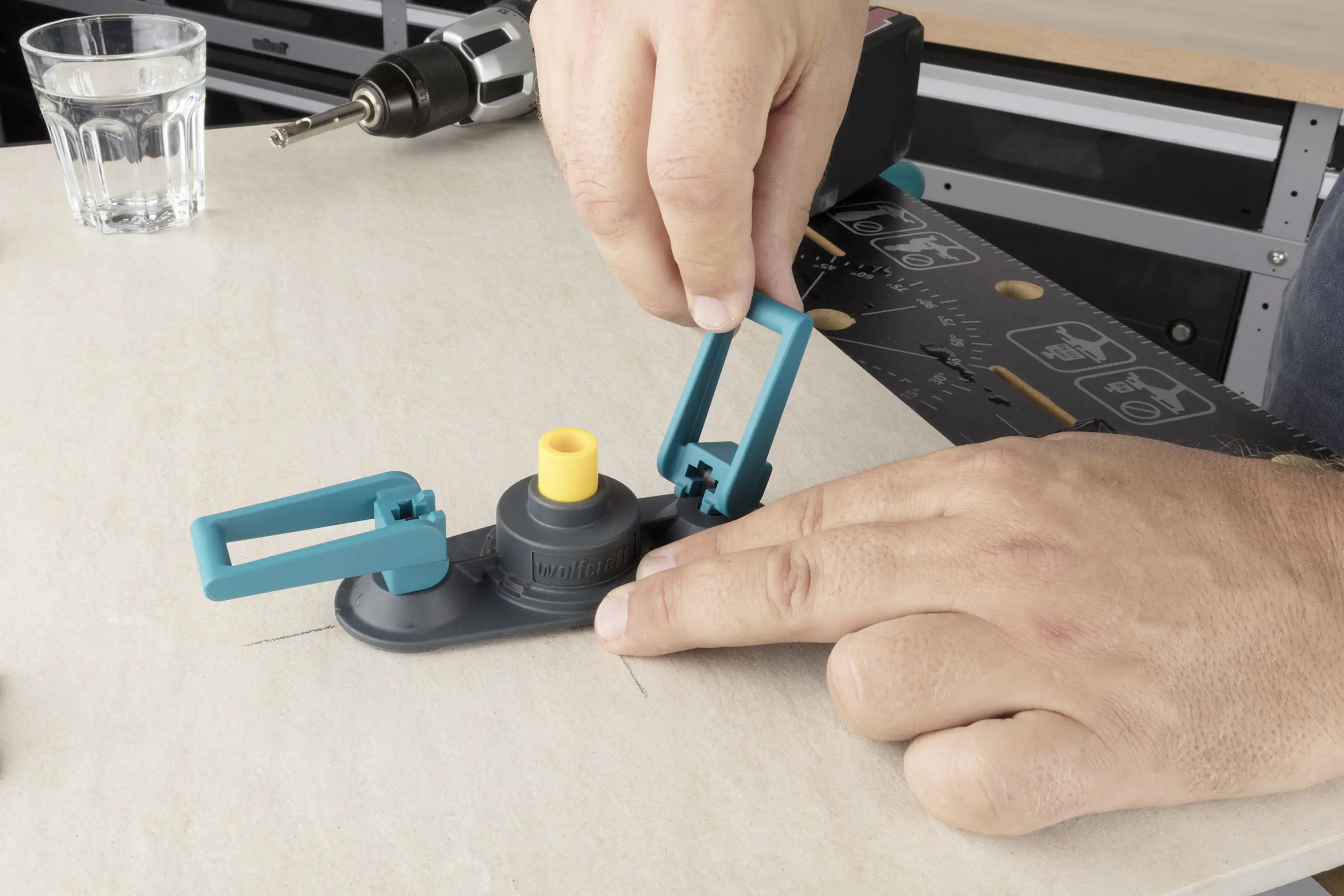 Wolfcraft Führung für Bohrkronen diamantbestreut Ceramic Ø 5 - 10 mm Wolfcraft Führung für Bohrkronen diamantbestreut Ceramic Ø 5 - 10 mm