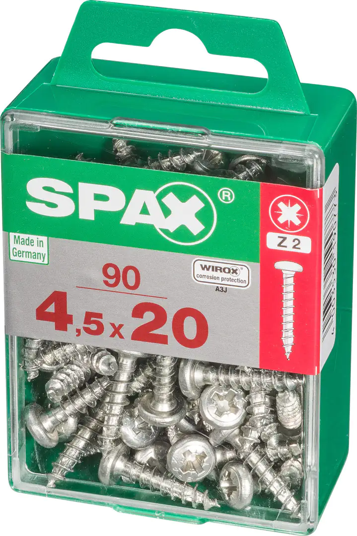 Spax Universalschrauben 4.5 x 20 mm TX 20 - 90 Stk.