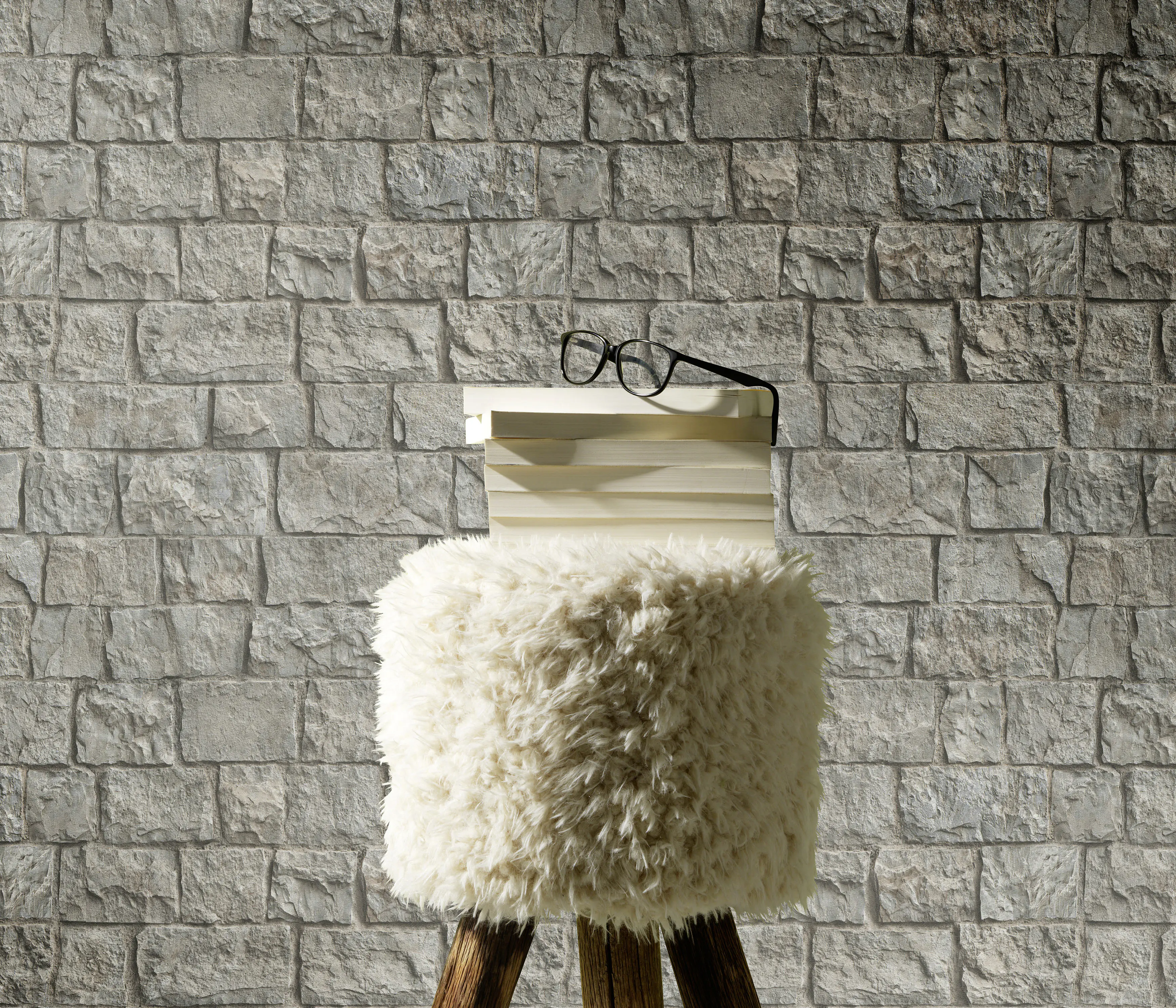 Erismann Vliestapete Stein beige 10,05 x 0,53 m