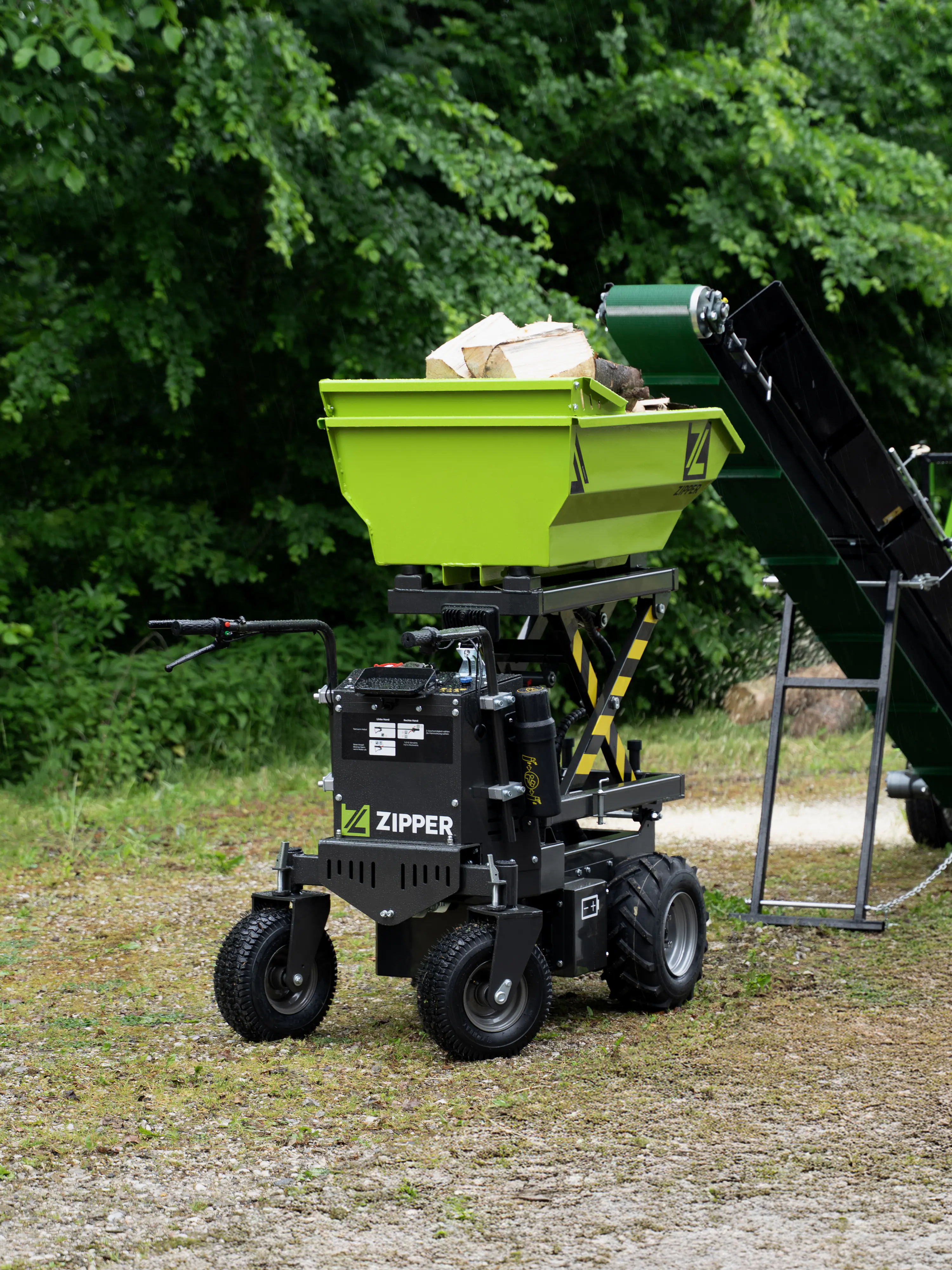 Zipper Elektro-Rad-Dumper ZI-ED600HKS mit Scherenhubfunktion Zipper Elektro-Rad-Dumper ZI-ED600HKS mit Scherenhubfunktion