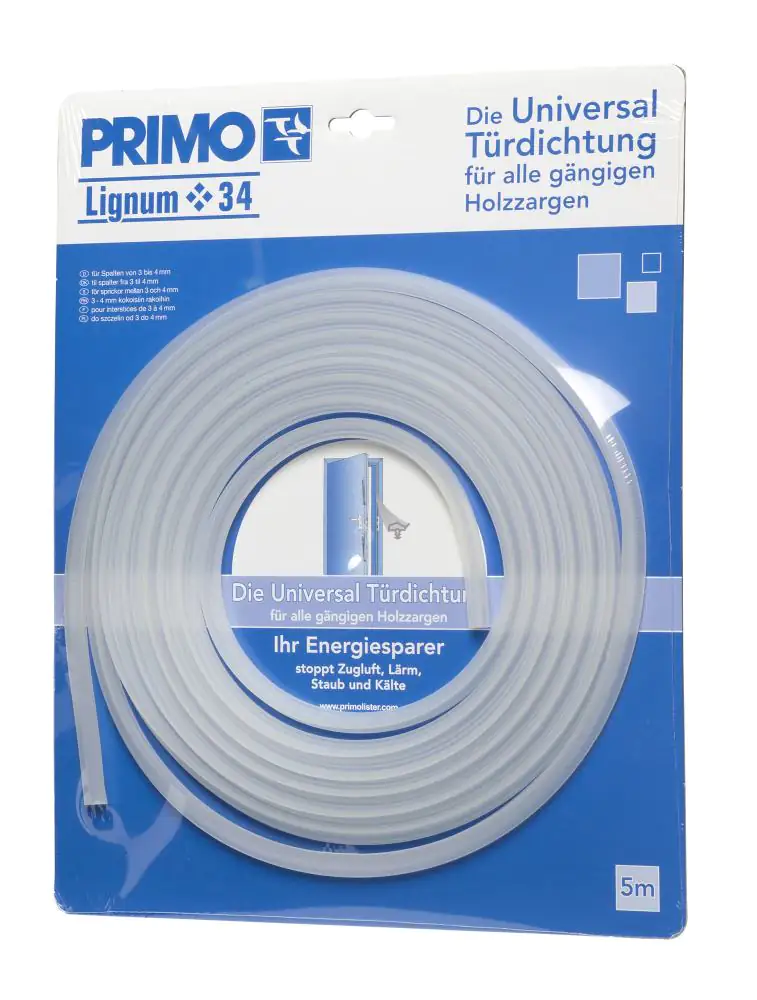 Primo Universaldichtung Holzzarge Lignum 34 natur, 6 Meter Primo Universaldichtung Holzzarge Lignum 34 natur, 6 Meter
