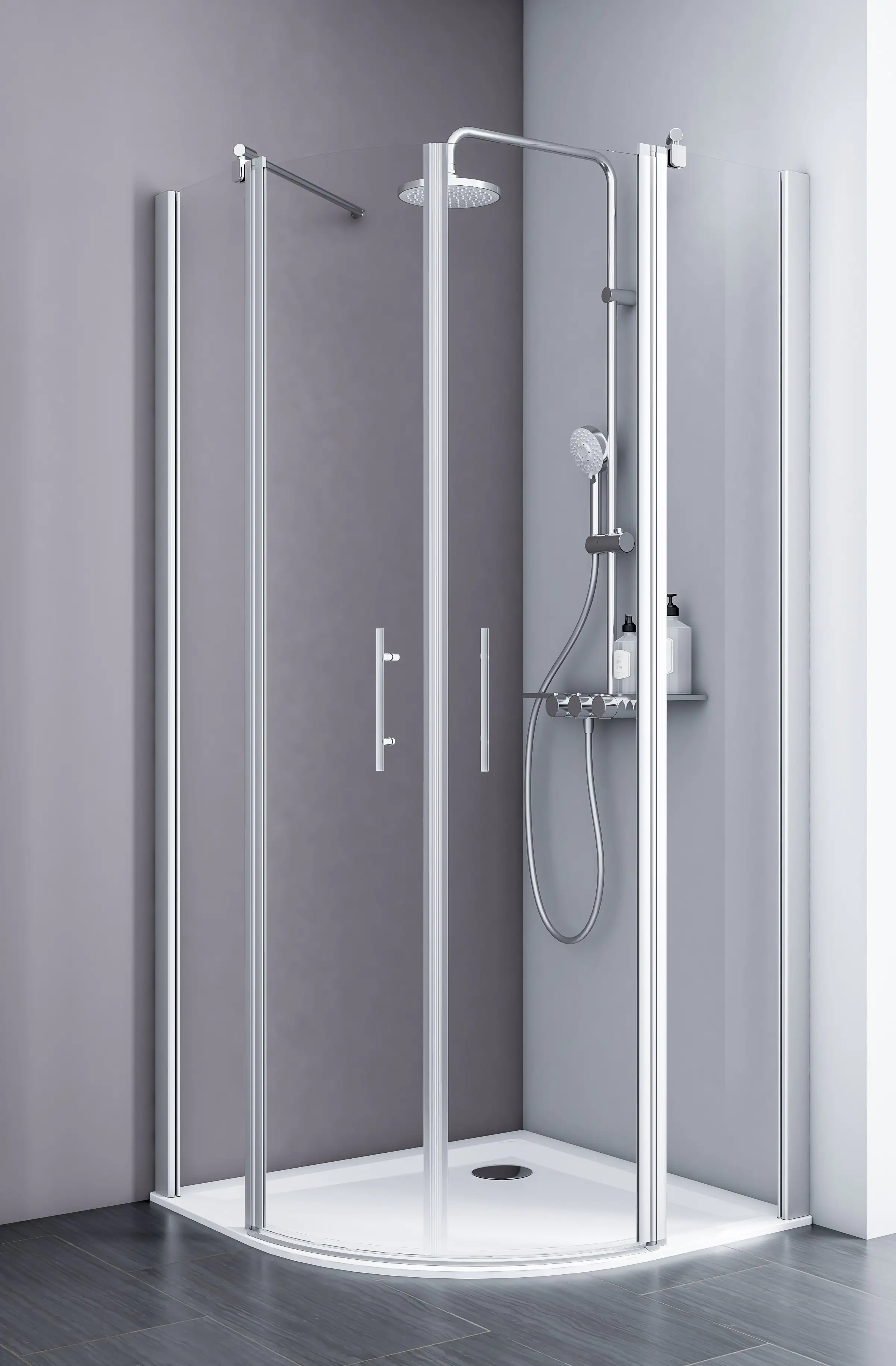 Schulte Runddusche 90 x 90 x 192 cm Alexa Style 2.0