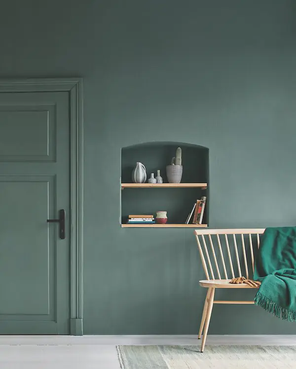 Alpina Feine Farben Wandfarbe No. 37 Held des Waldes - dunkles moosgrün 2,5 L