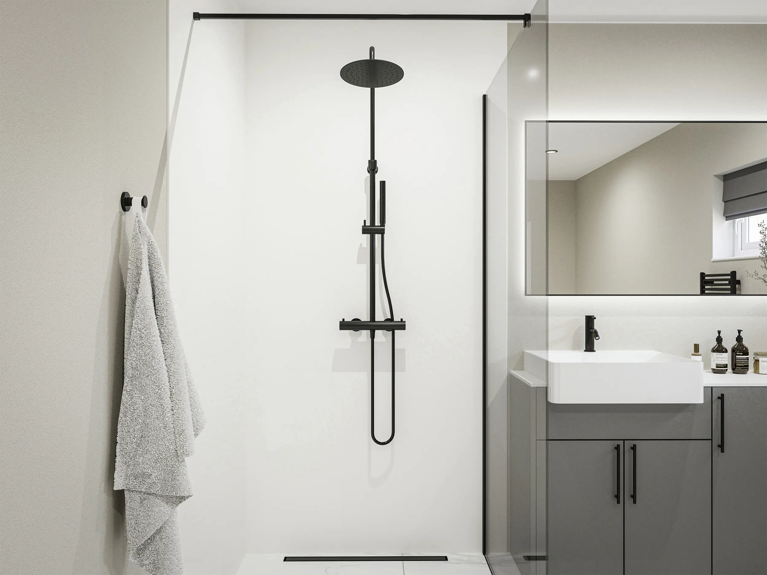 Wetwall Elite Wandpaneel  Artico 120 x 242 cm mit Nut & Feder