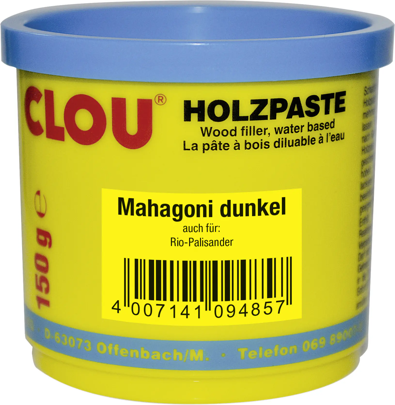 Clou Holzpaste 150 g mahagoni dunkel