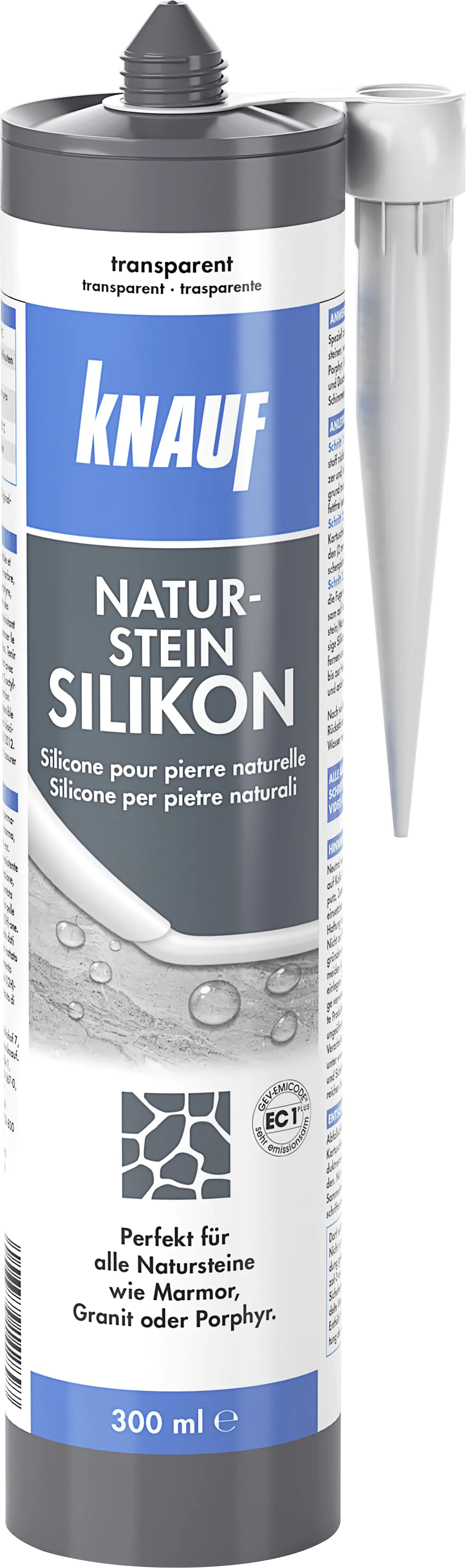 Knauf Naturstein Silikon 300 ml transparent